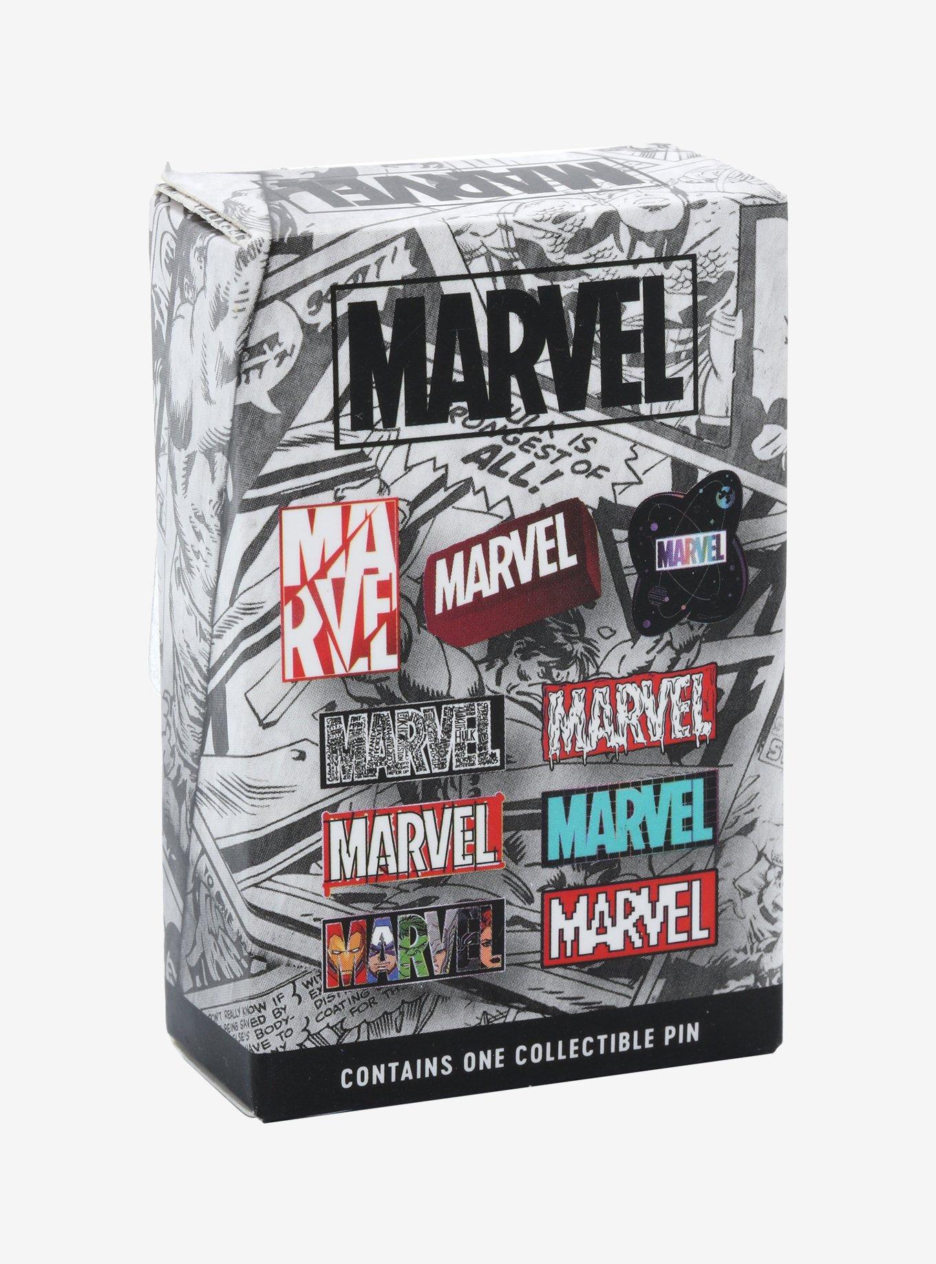 Marvel Logo Blind Box Enamel Pin - BoxLunch Exclusive, , alternate