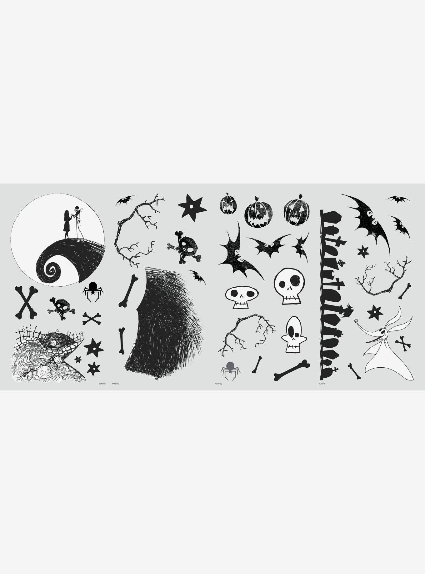 The Nightmare Before Christmas Jack And Sally Peel And Stick Wall Decals, , alternate
