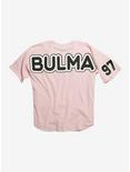 Dragon Ball Z Bulma Pink Women's Short Sleeve Hype Jersey - BoxLunch Exclusive, BLACK, alternate