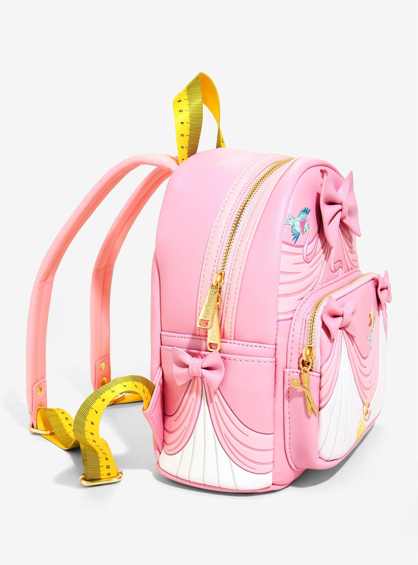 Loungefly Disney Princess Cinderella Pink Dress Mini Backpack, , alternate