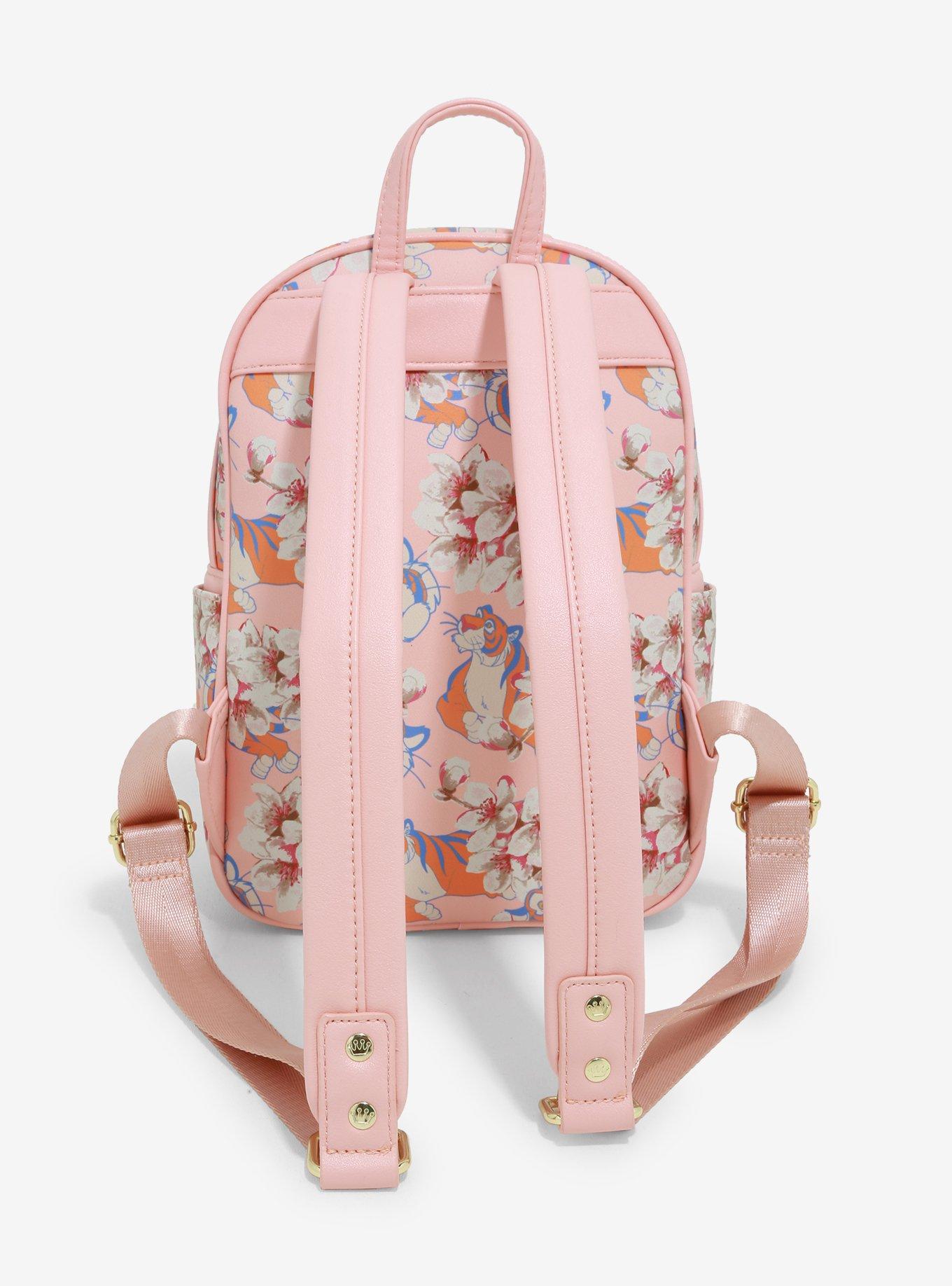 Loungefly Disney Aladdin Rajah Floral Mini Backpack - BoxLunch Exclusive, , alternate