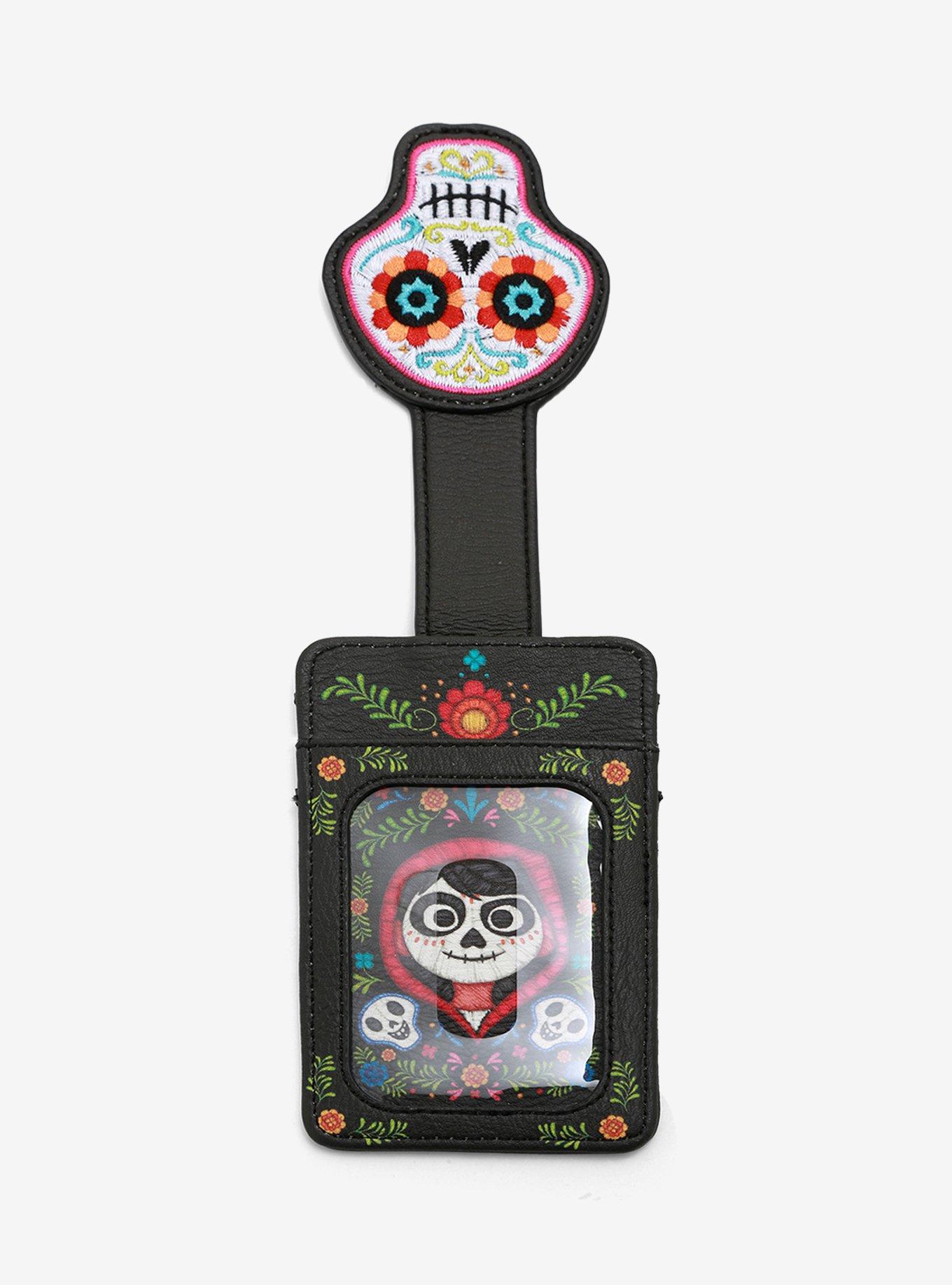 Loungefly Disney Pixar Coco Floral Cardholder - BoxLunch Exclusive, , alternate