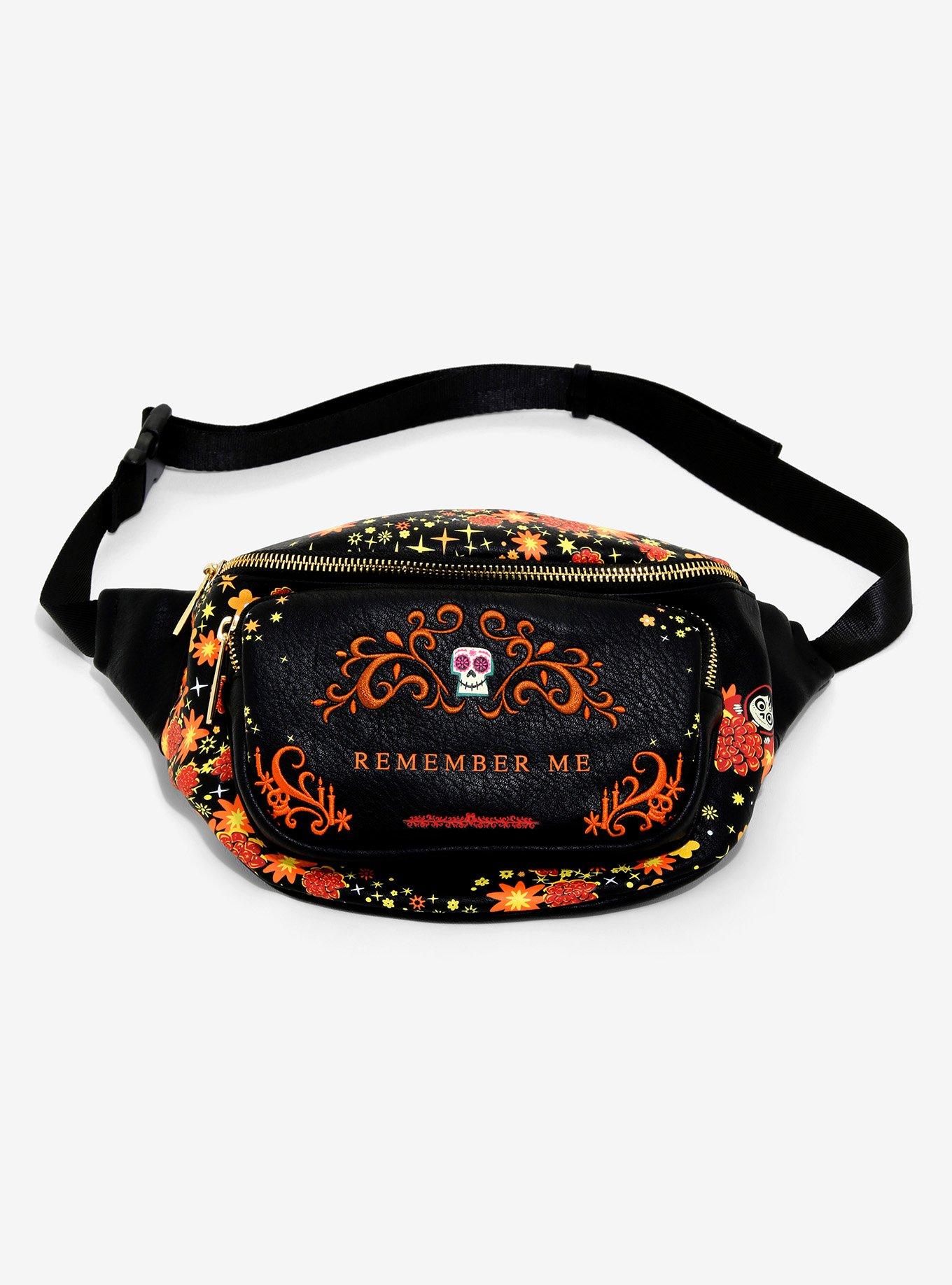 Loungefly Disney Pixar Coco Remember Me Fanny Pack - BoxLunch Exclusive, , alternate