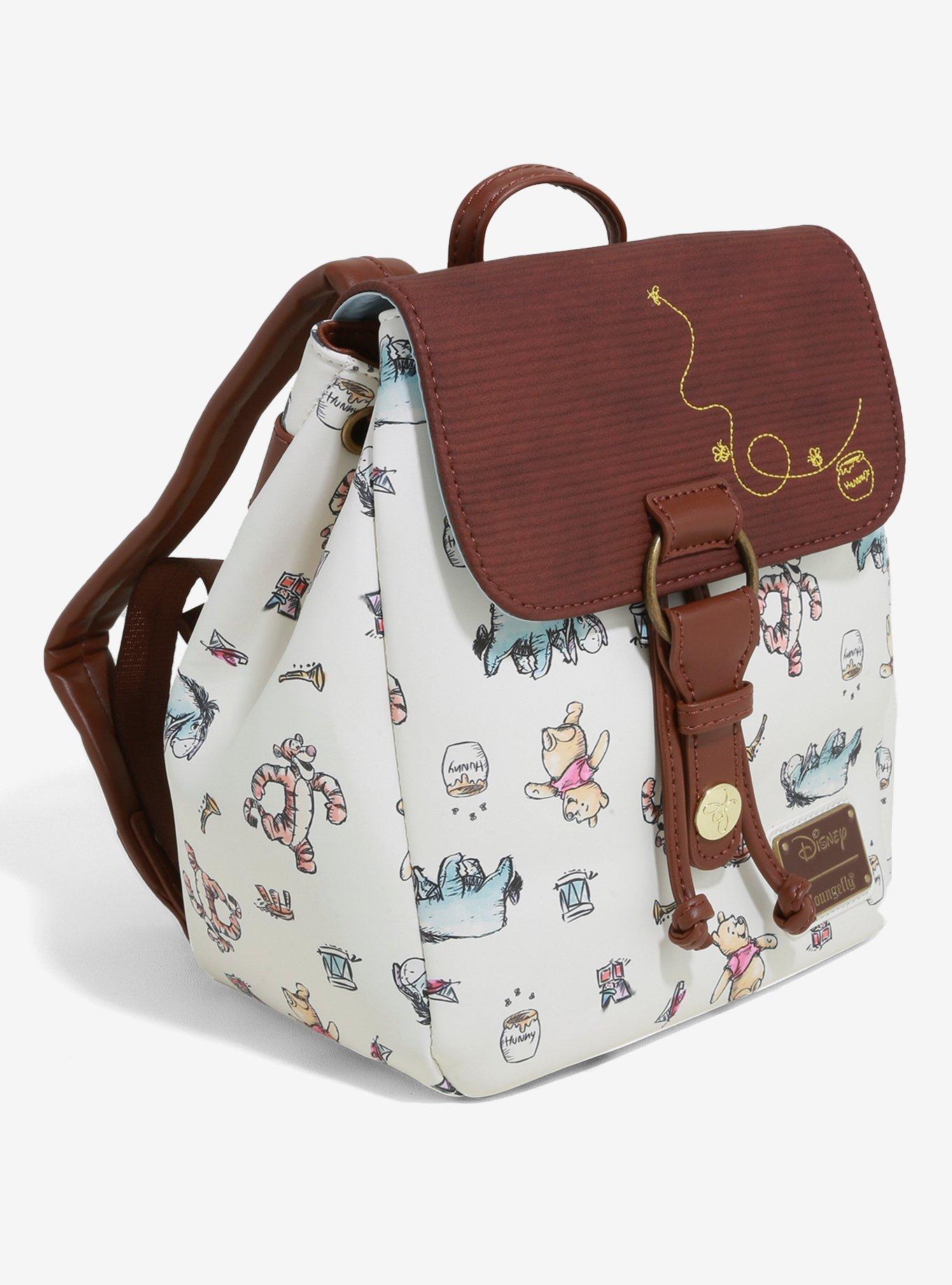 Loungefly Disney Winnie The Pooh Character Sketches Mini Backpack - BoxLunch Exclusive, , alternate