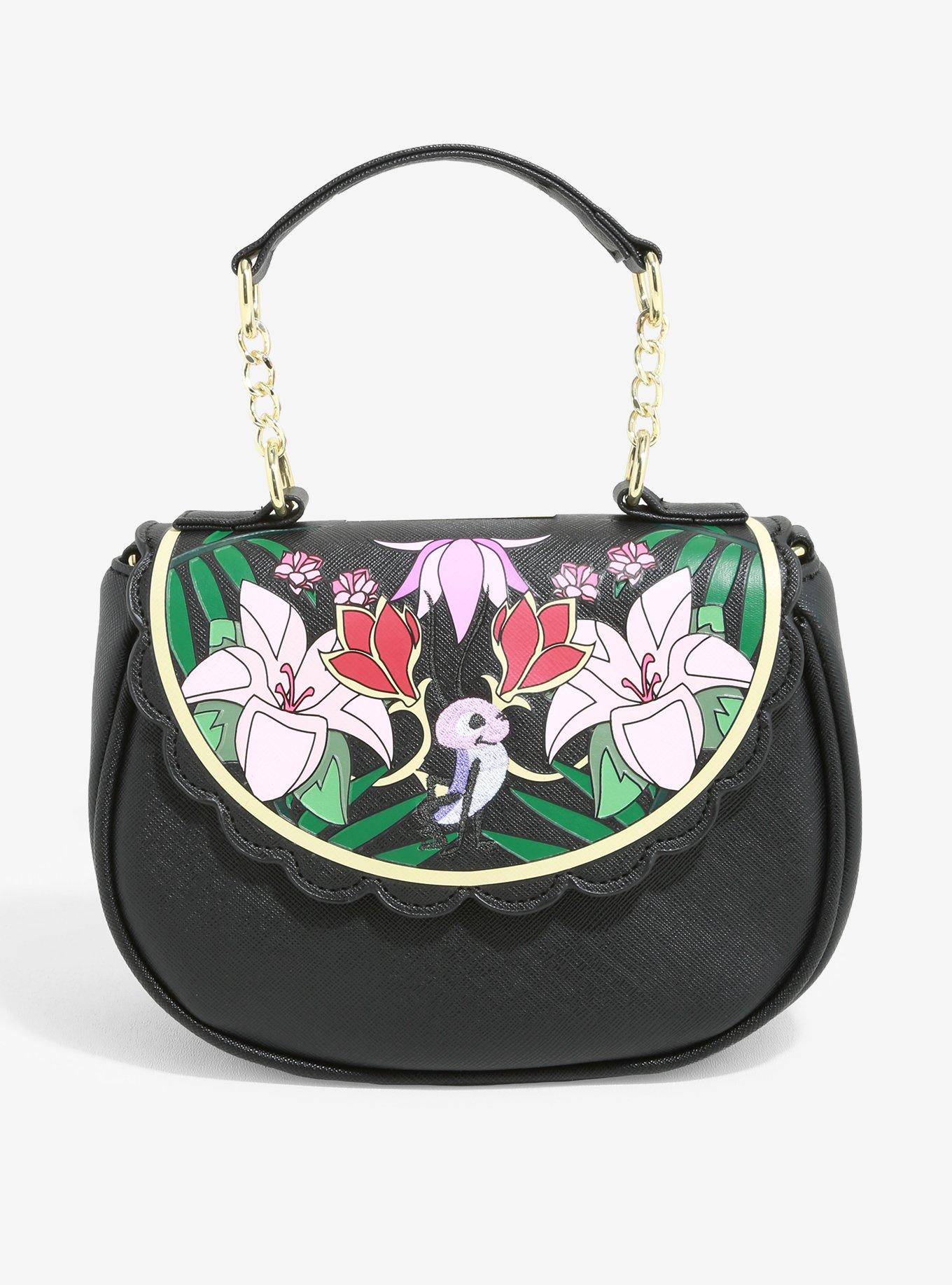Loungefly Disney Mulan Cri-Kee Floral Crossbody Bag - BoxLunch Exclusive, , alternate