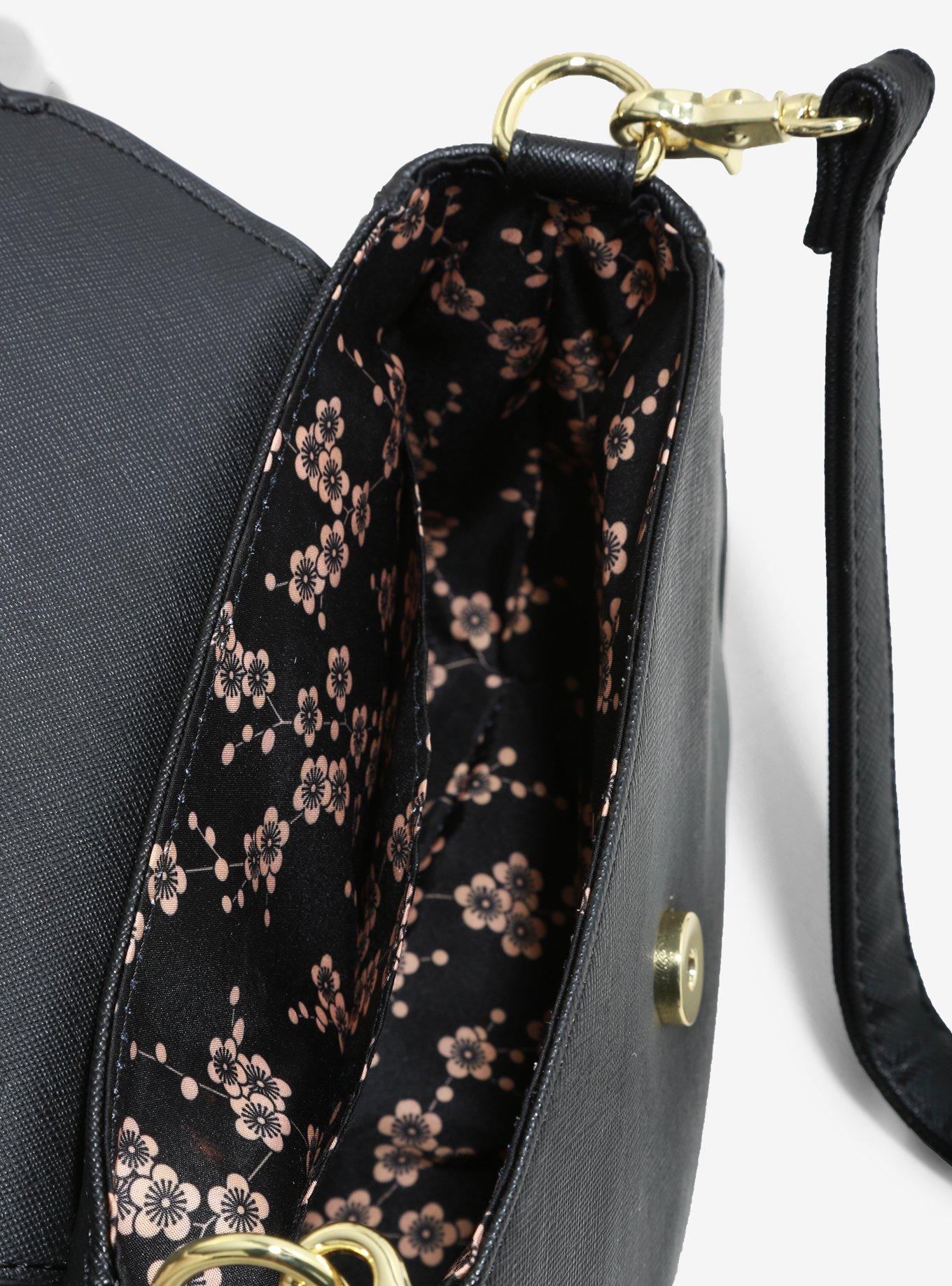 Loungefly Disney Mulan Cri-Kee Floral Crossbody Bag - BoxLunch Exclusive, , alternate