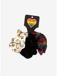 Rainbow Heart Scrunchie Set, , alternate