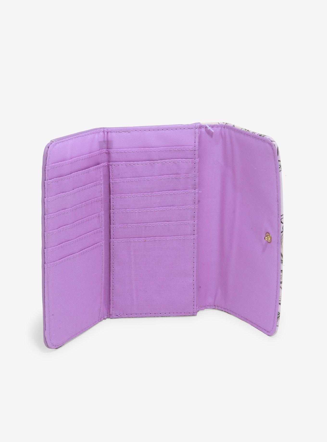 Loungefly Disney Tangled Rapunzel Sketch Flap Wallet, , alternate