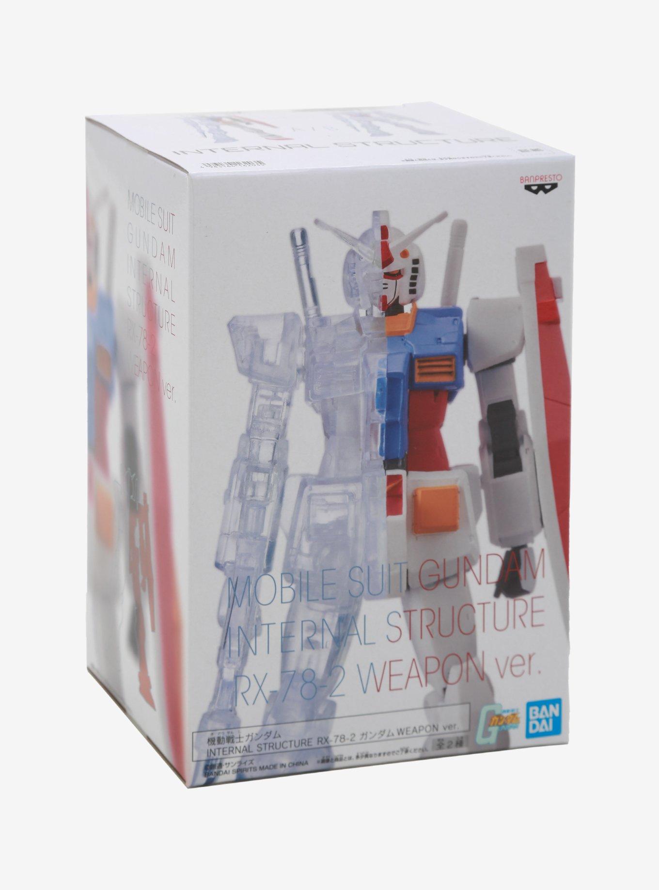 Banpresto Mobile Suit Gundam Internal Structure RX-78-2 Gundam Weapon Ver. (Ver. A) Collectible Figure, , alternate