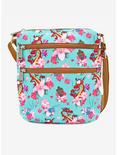 Loungefly Disney Mulan Floral Crossbody Bag, , alternate