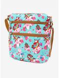 Loungefly Disney Mulan Floral Crossbody Bag, , alternate
