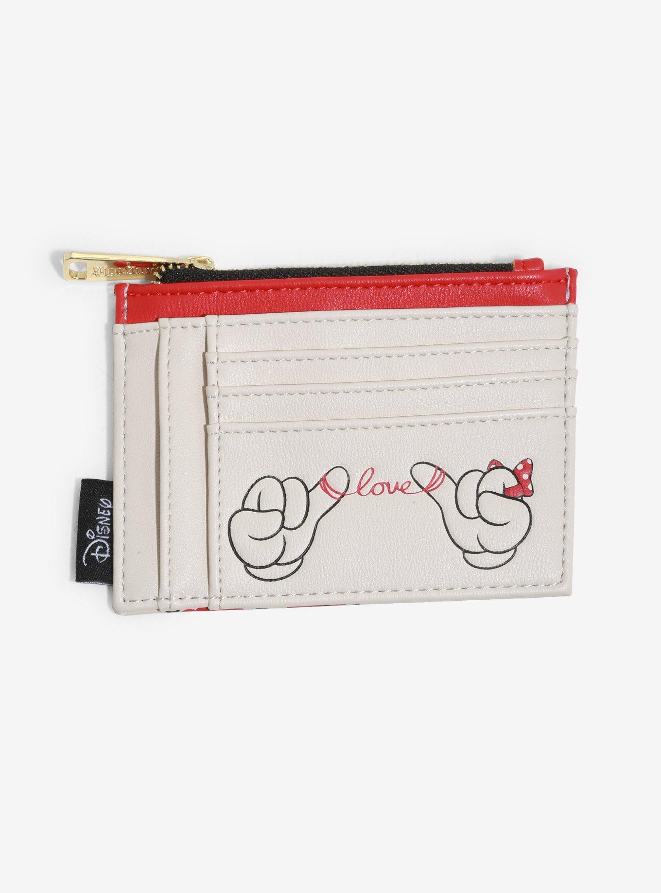 Loungefly Disney Mickey & Minnie Pinky Cardholder - BoxLunch Exclusive, , alternate