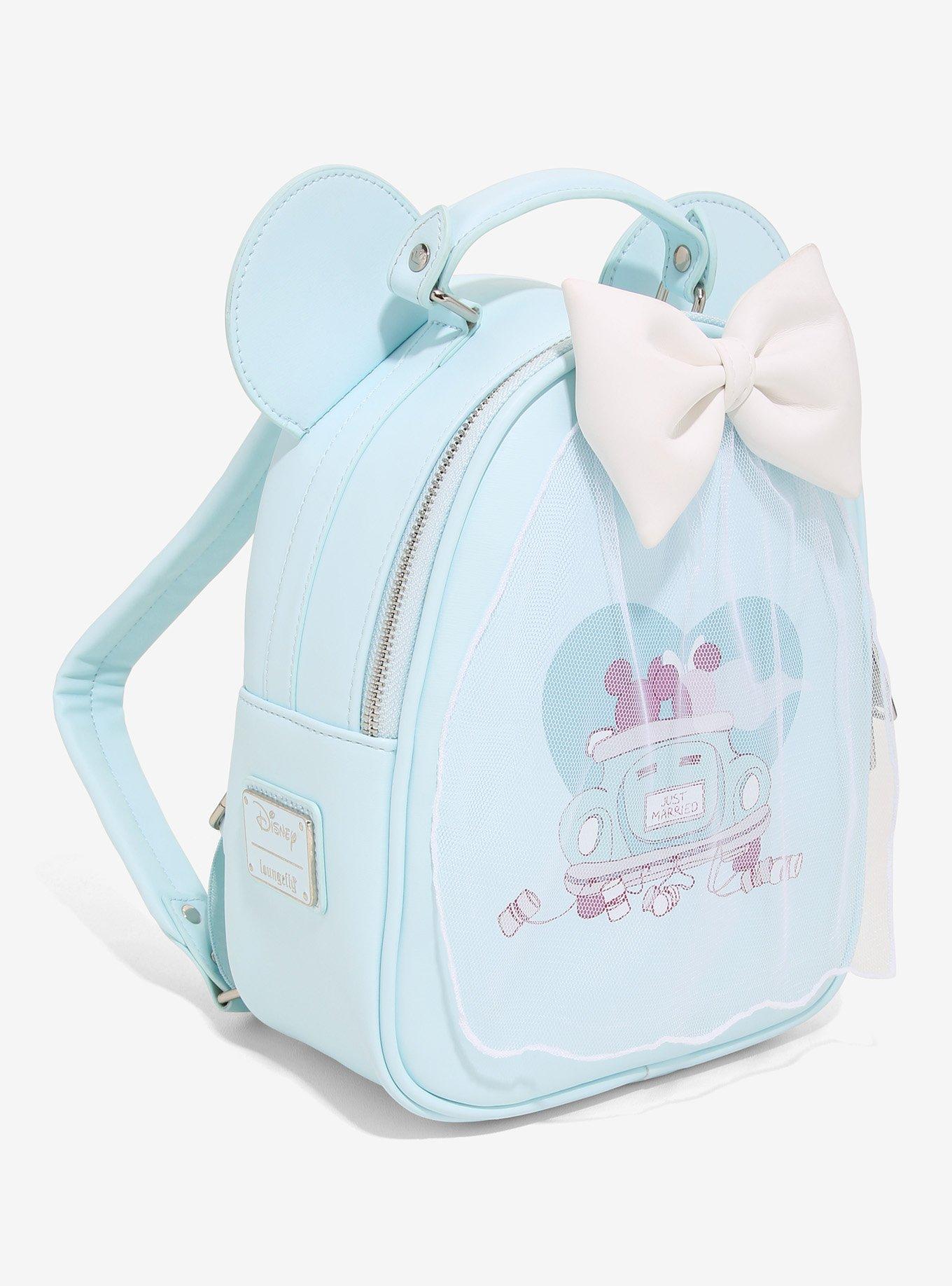 Loungefly Disney Mickey & Minnie Wedding Figural Mini Backpack - BoxLunch Exclusive, , alternate