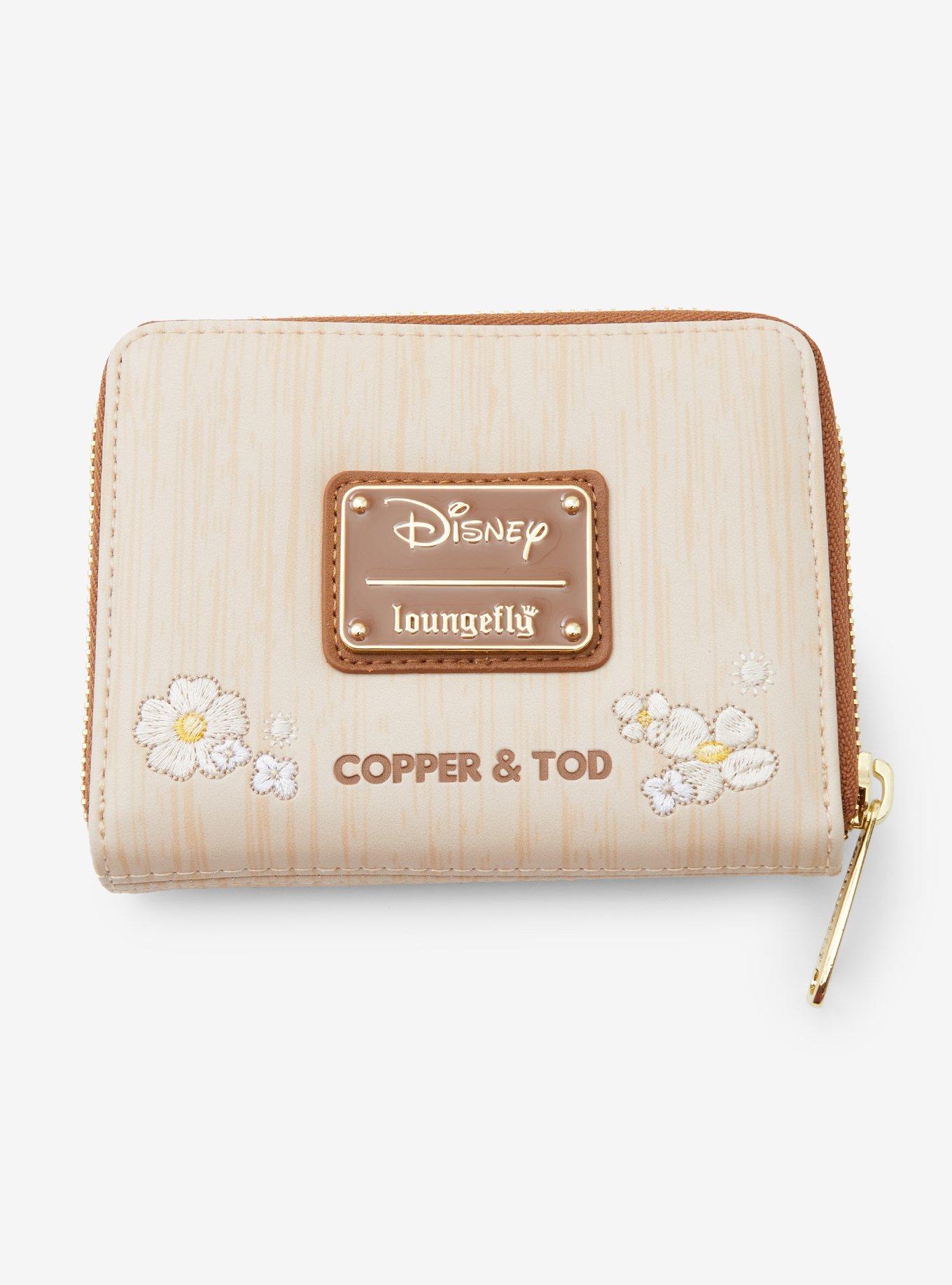 Loungefly Disney The Fox and the Hound Chibi Small Zip Wallet - BoxLunch Exclusive, , alternate