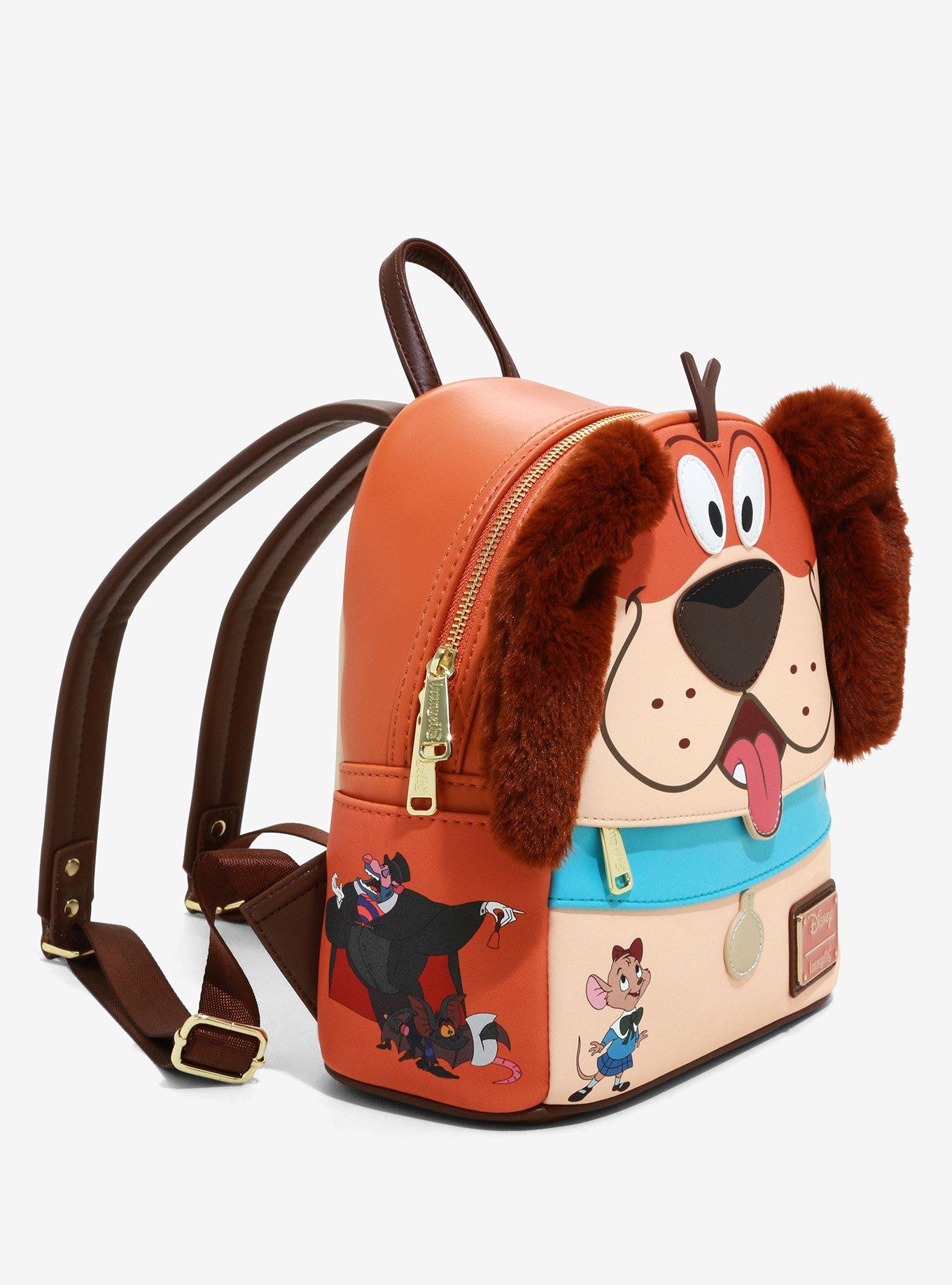 Loungefly Disney The Great Mouse Detective Toby Figural Mini Backpack - BoxLunch Exclusive, , alternate