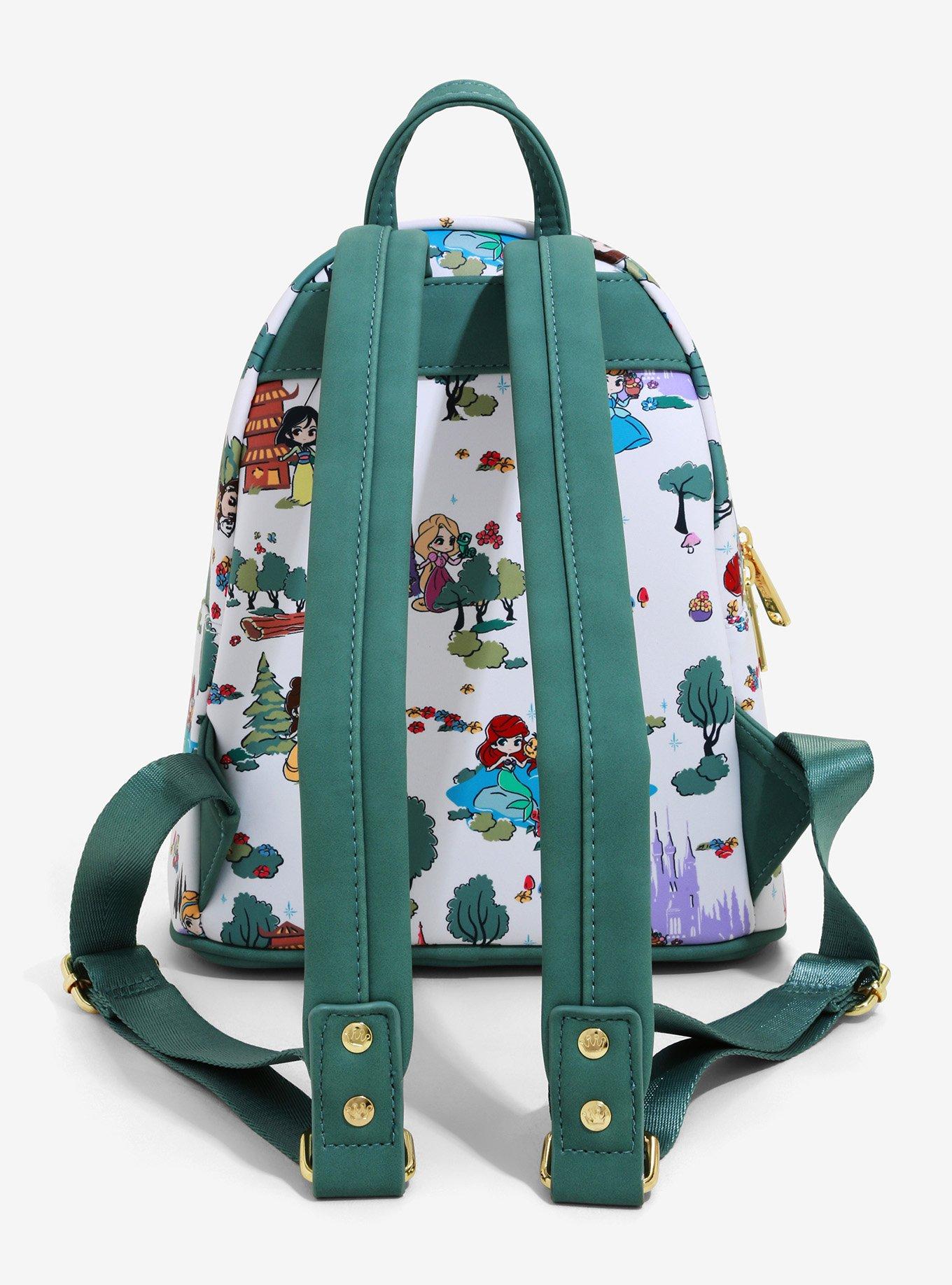 Loungefly Disney Princess Landscape Mini Backpack - BoxLunch Exclusive, , alternate