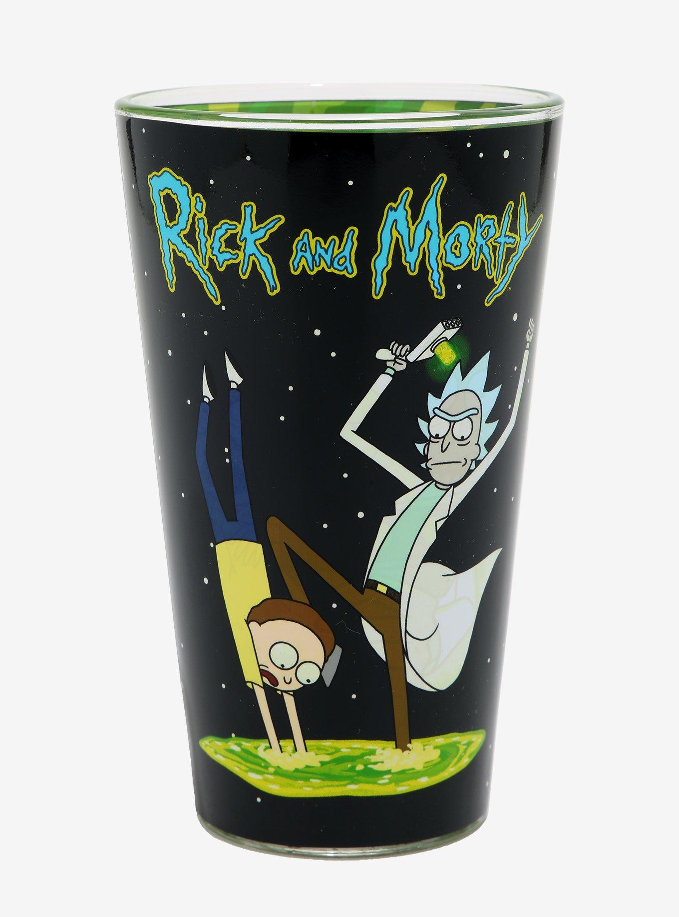 Rick And Morty Portal Pint Glass, , alternate