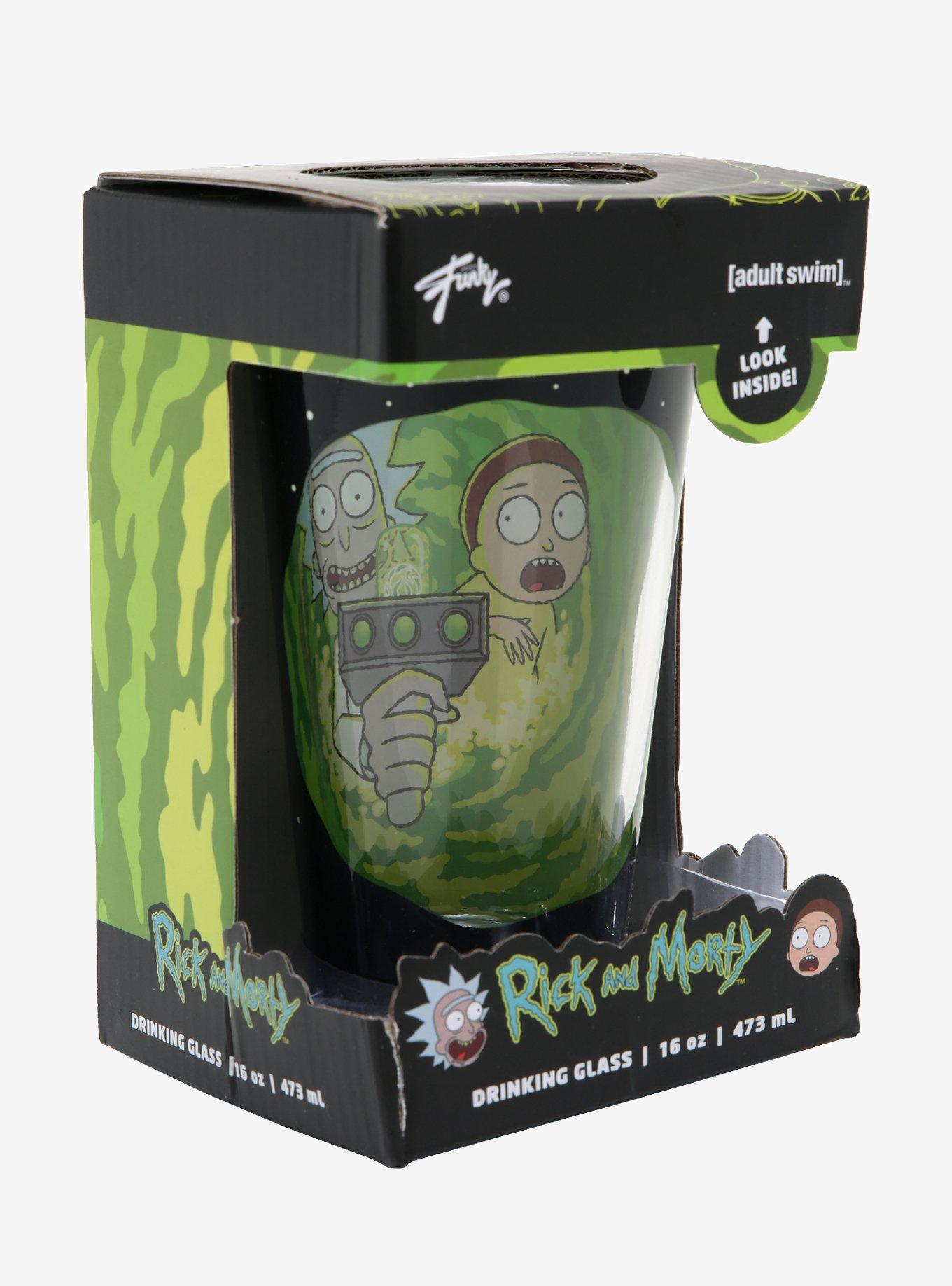 Rick And Morty Portal Pint Glass, , alternate