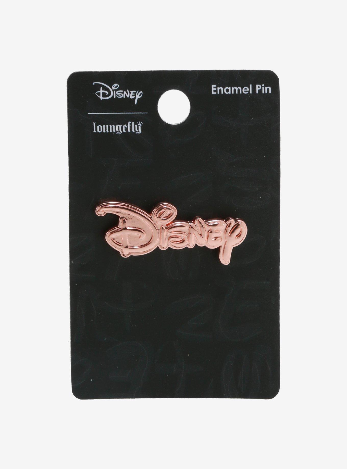 Disney Rose Gold Enamel Pin, , alternate