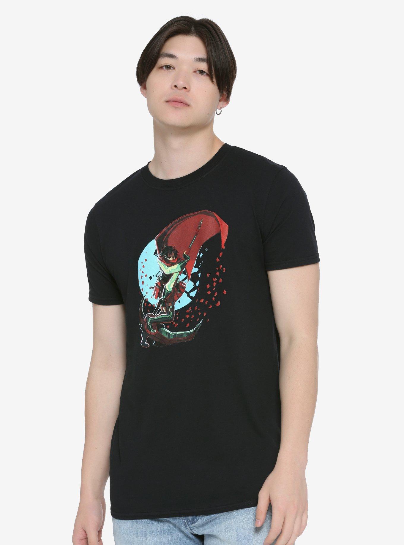RWBY Petal Burst T-Shirt, BLACK, alternate