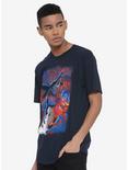 Marvel Spider-Man Miles Group Jump T-Shirt, NAVY, alternate