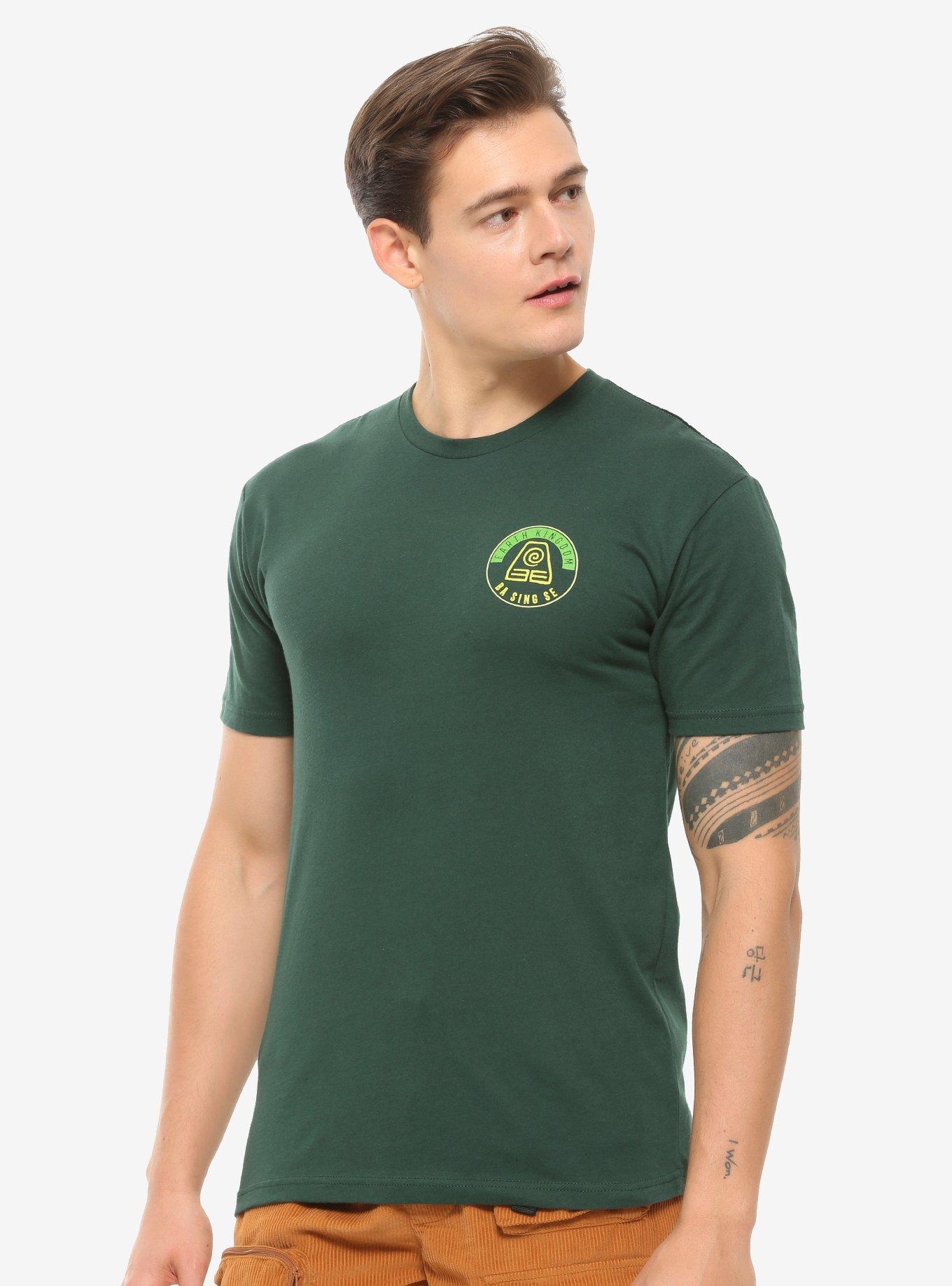 Avatar: The Last Airbender Earth Kingdom Ba Sing Se T-Shirt - BoxLunch Exclusive, GREEN, alternate