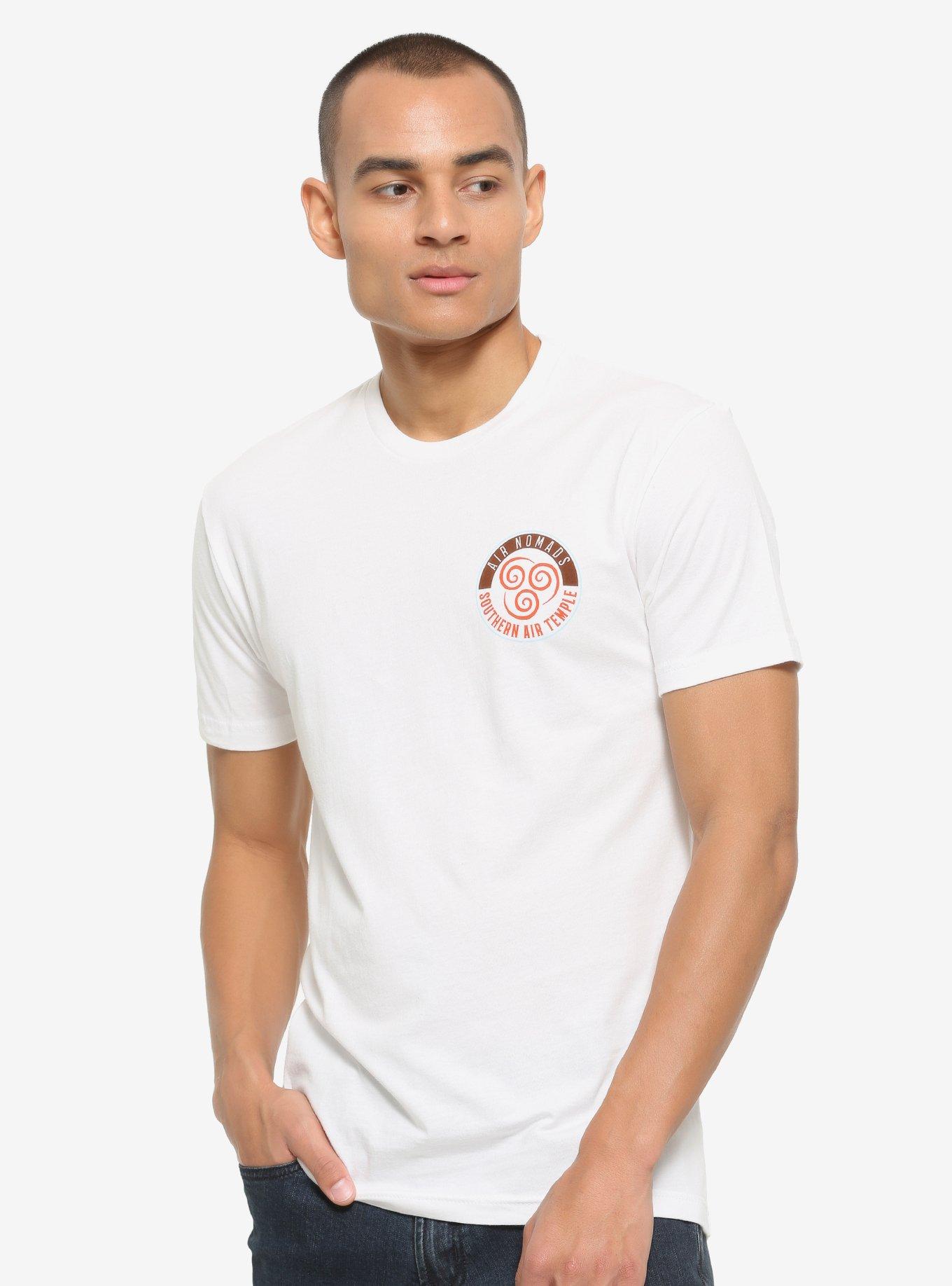 Avatar: The Last Airbender Air Nomads Southern Air Temple T-Shirt - BoxLunch Exclusive, WHITE, alternate