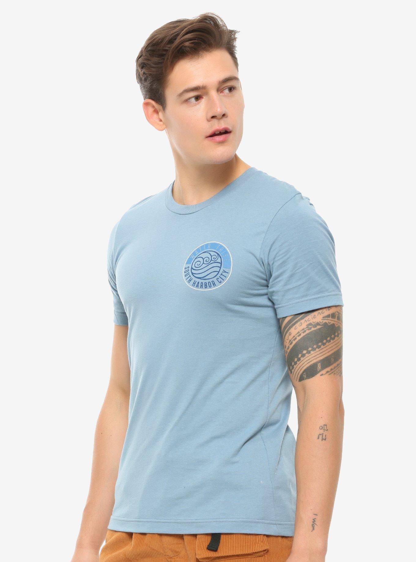 Avatar: The Last Airbender Water Tribe South Harbor City T-Shirt - BoxLunch Exclusive, BLUE, alternate