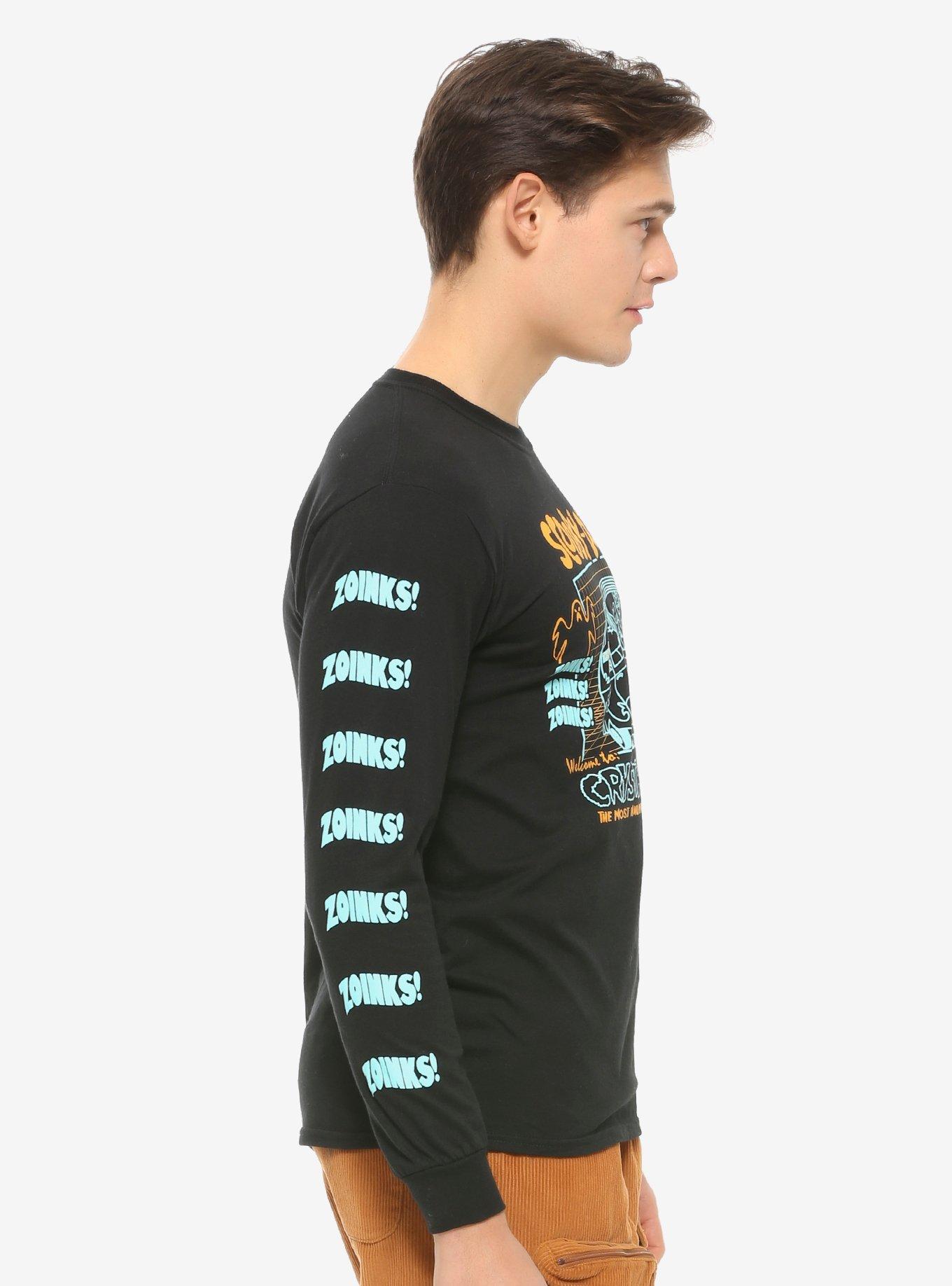 Scooby-Doo Crystal Cove Long Sleeve T-Shirt - BoxLunch Exclusive, BLACK, alternate