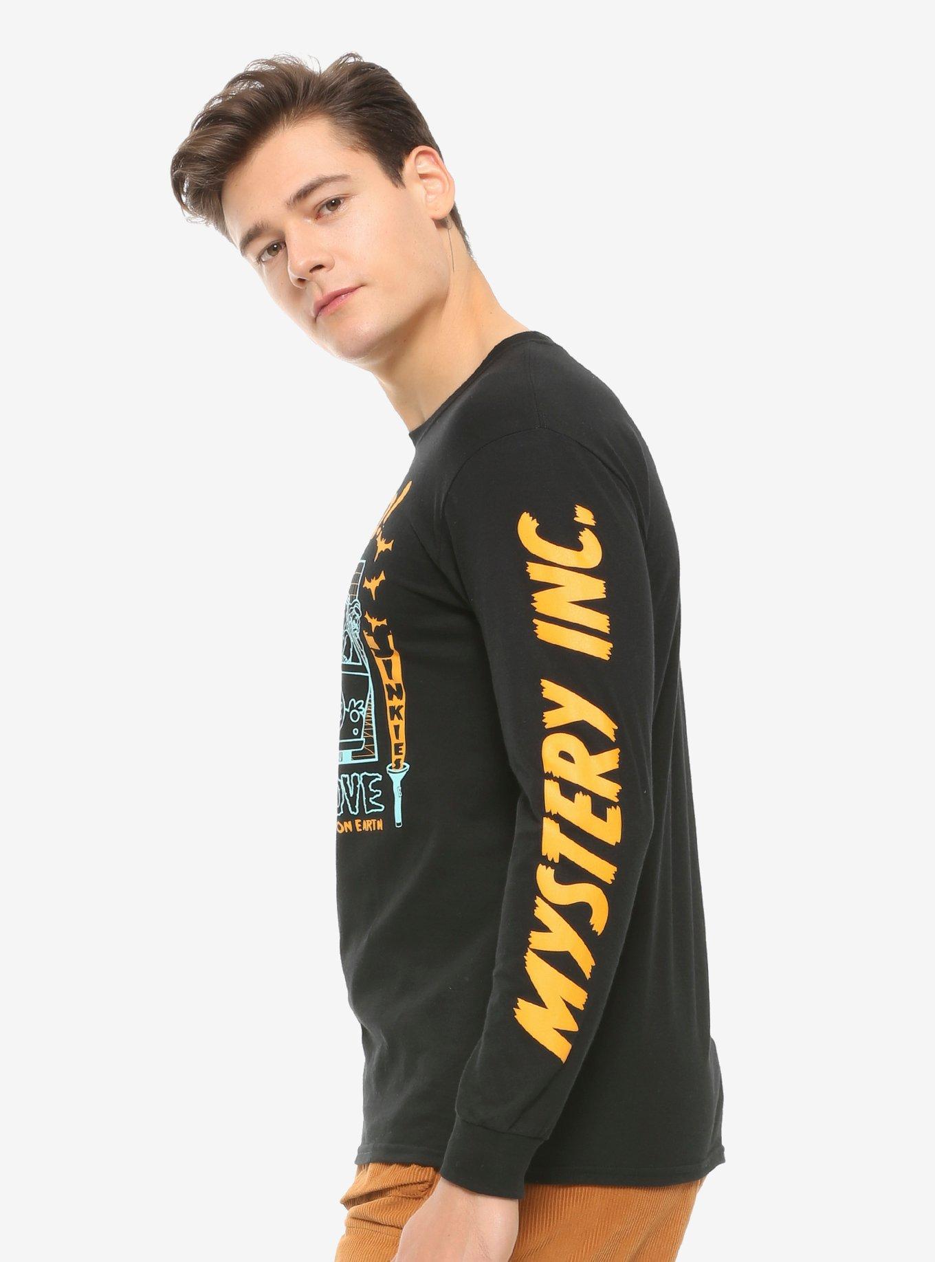 Scooby-Doo Crystal Cove Long Sleeve T-Shirt - BoxLunch Exclusive, BLACK, alternate