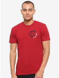 Marvel Black Widow Natasha Romanoff Silhouette T-Shirt, RED, alternate