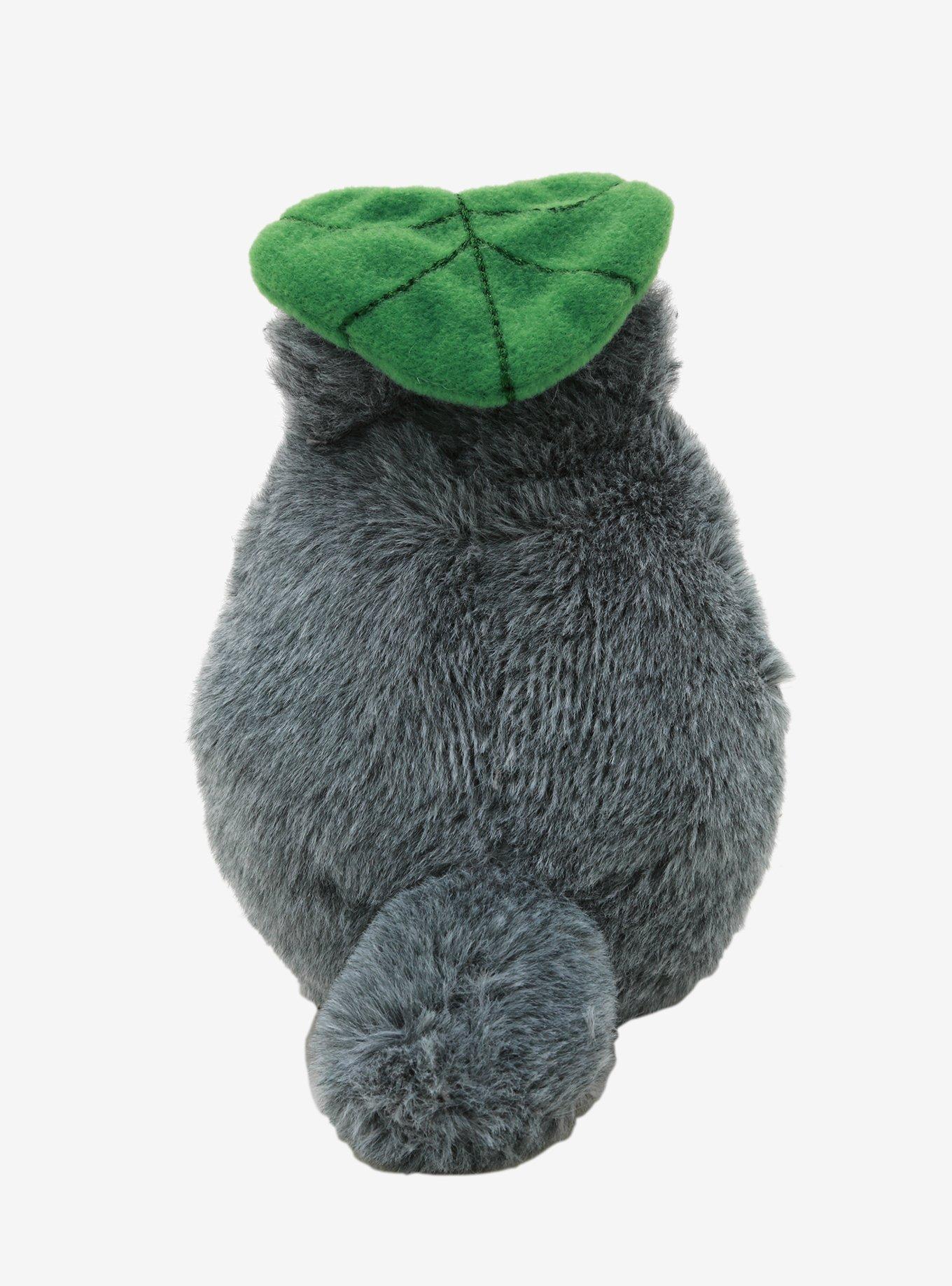 Studio Ghibli My Neighbor Totoro Fuzzy Totoro With Leaf Mini Plush, , alternate