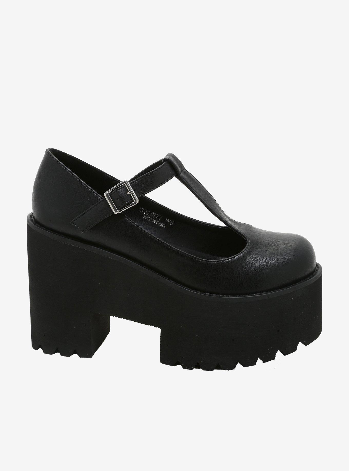 T-Strap Platform Mary Janes, MULTI, alternate