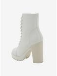 Ivory Heel Combat Boots, MULTI, alternate