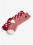 Barefoot Dreams Disney Minnie Mouse 2 Pack Socks Ruby, , alternate