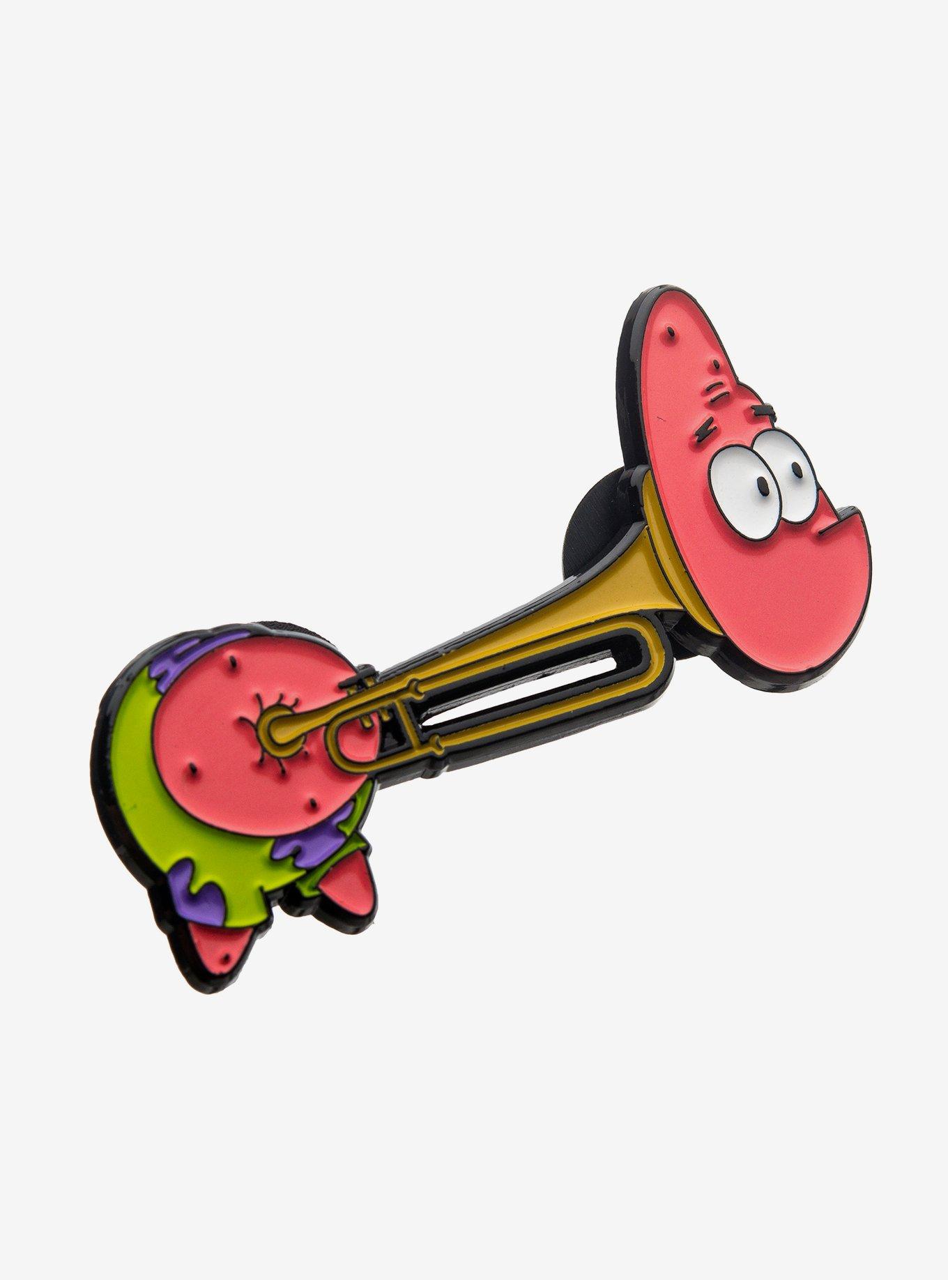 SpongeBob SquarePants Patrick In A Trombone Enamel Pin, , alternate