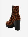 Leopard Heel Combat Boots, MULTI, alternate