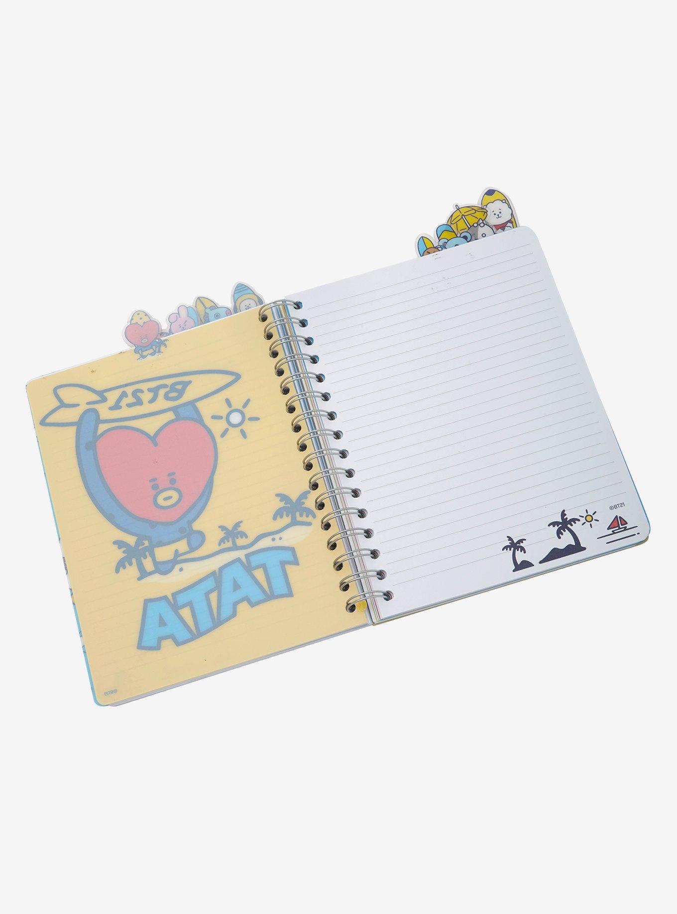 BT21 Surfing Tabbed Journal, , alternate