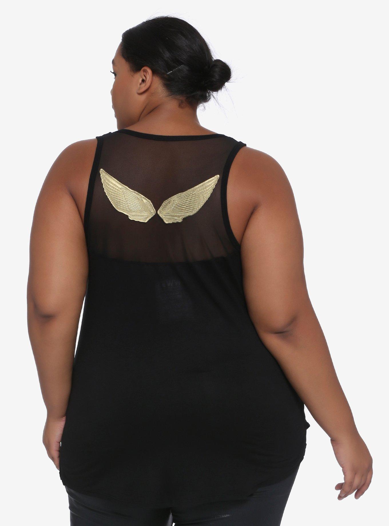 Her Universe DC Comics Wonder Woman 1984 Wing Mesh Back Tank Top Plus Size, MULTI, alternate
