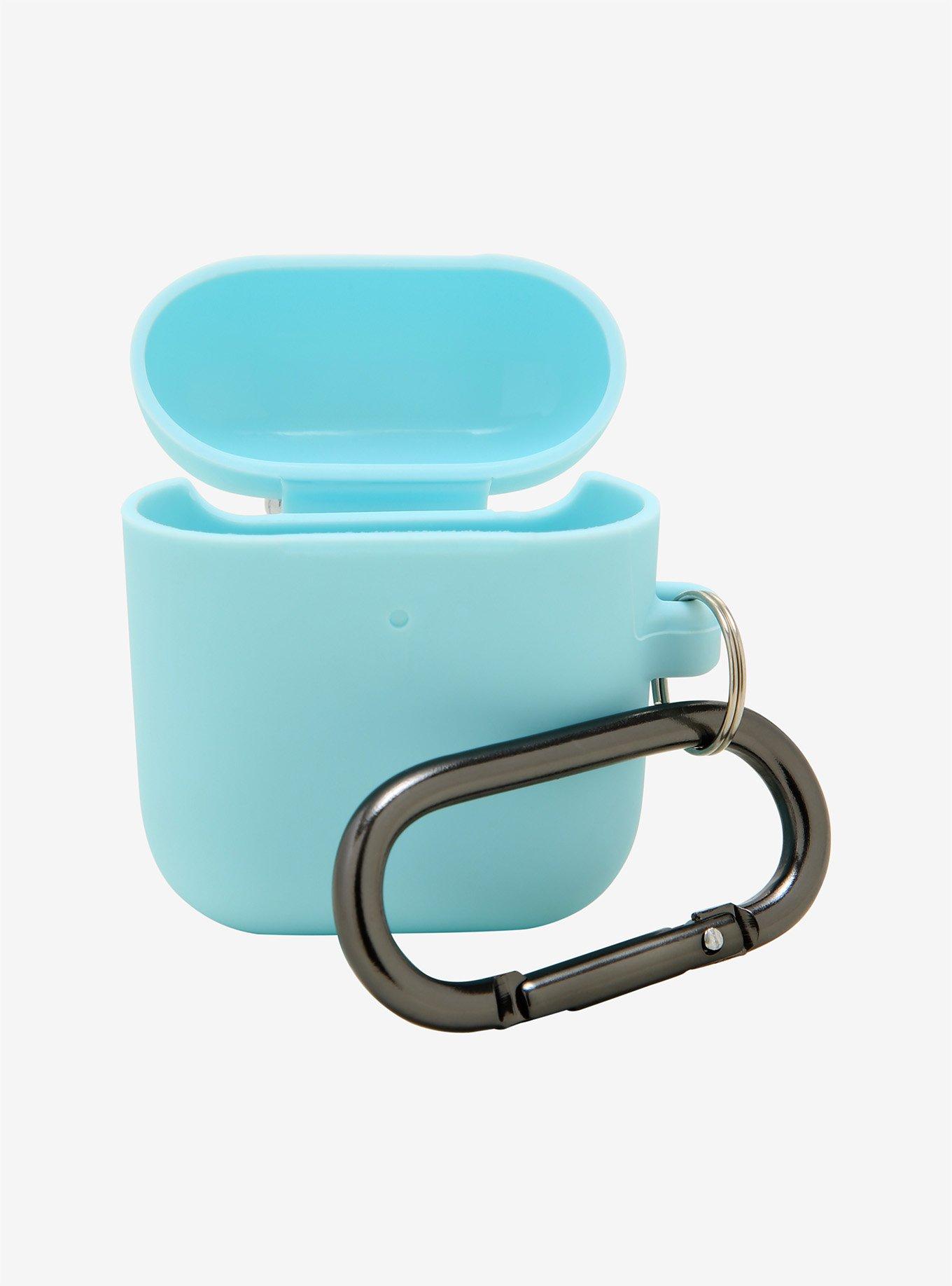 Pastel Blue Silicone Wireless Earbuds Case, , alternate