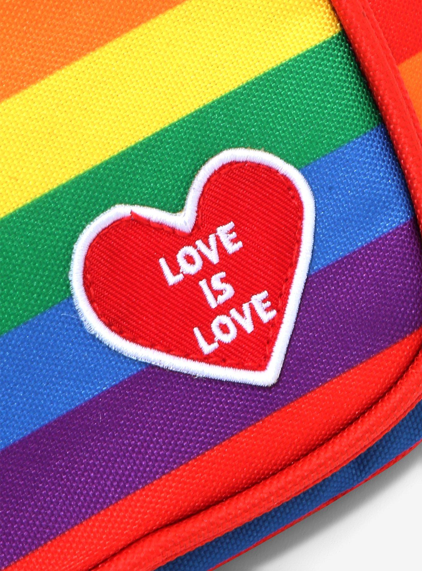 Rainbow Love Is Love Fanny Pack, , alternate