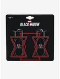 Marvel Black Widow Hourglass Statement Earrings - BoxLunch Exclusive, , alternate