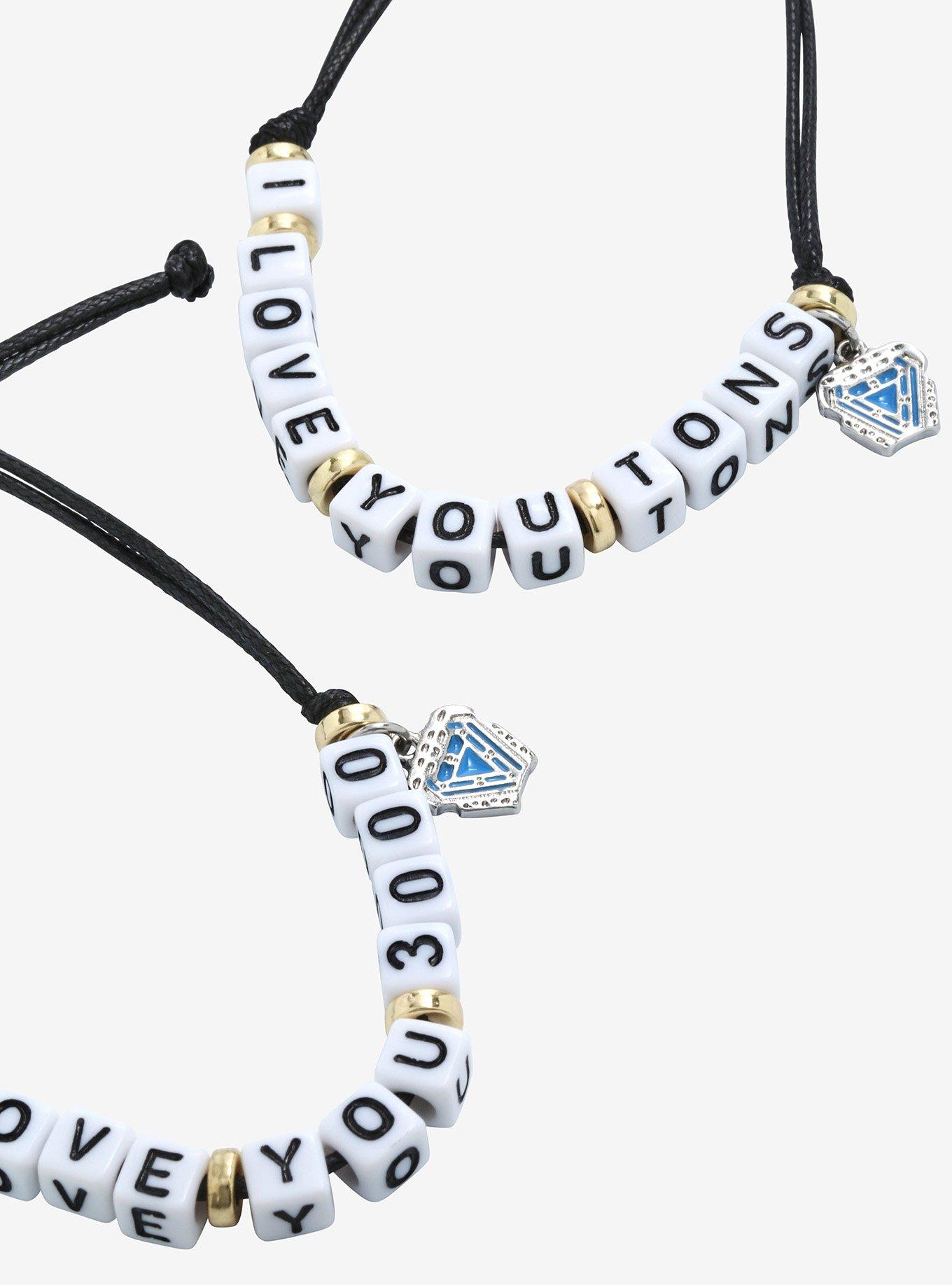 Marvel Avengers I Love You 3000 Bracelet Set, , alternate