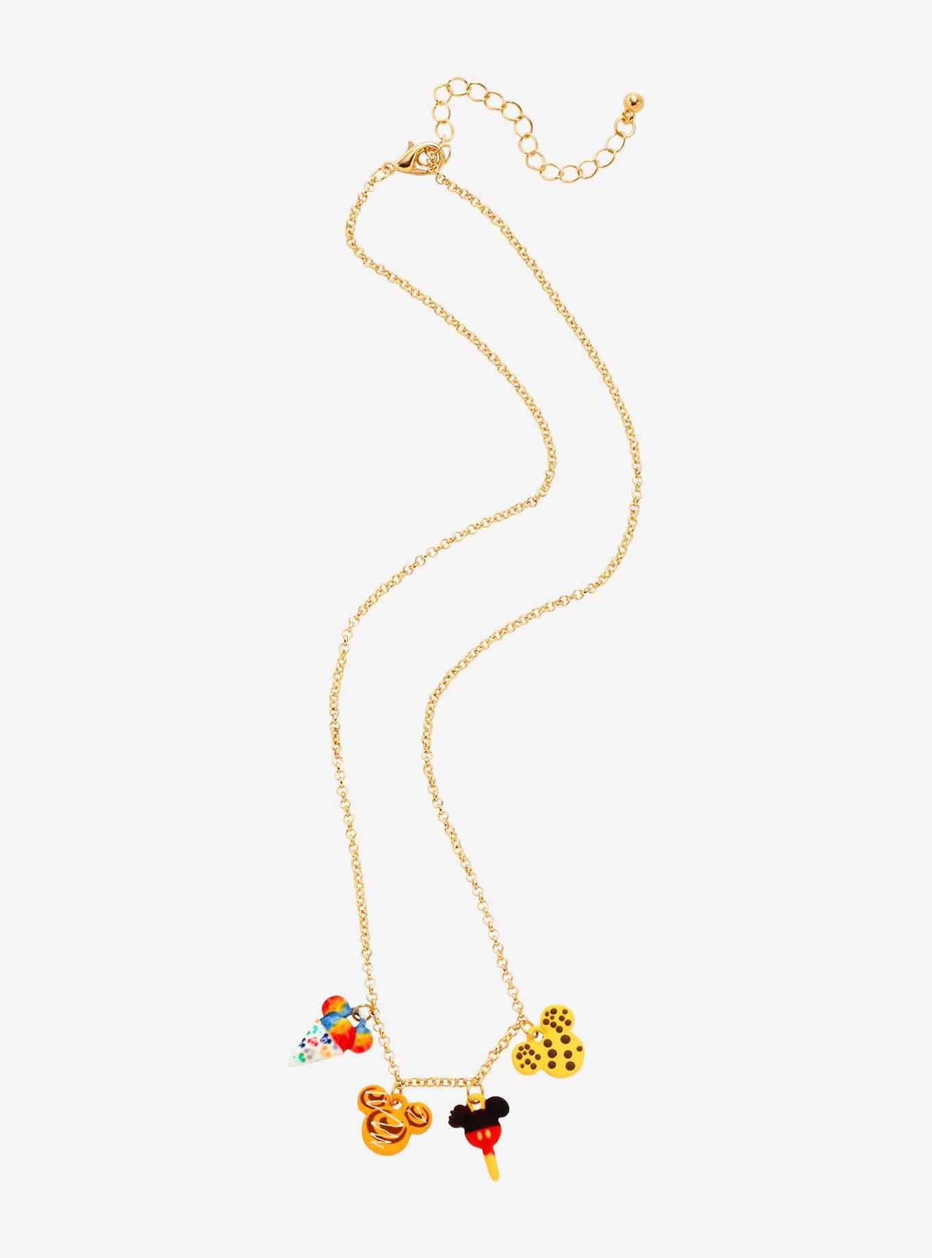 Disney Mickey Mouse Desserts Multi-Charm Necklace - BoxLunch Exclusive, , alternate