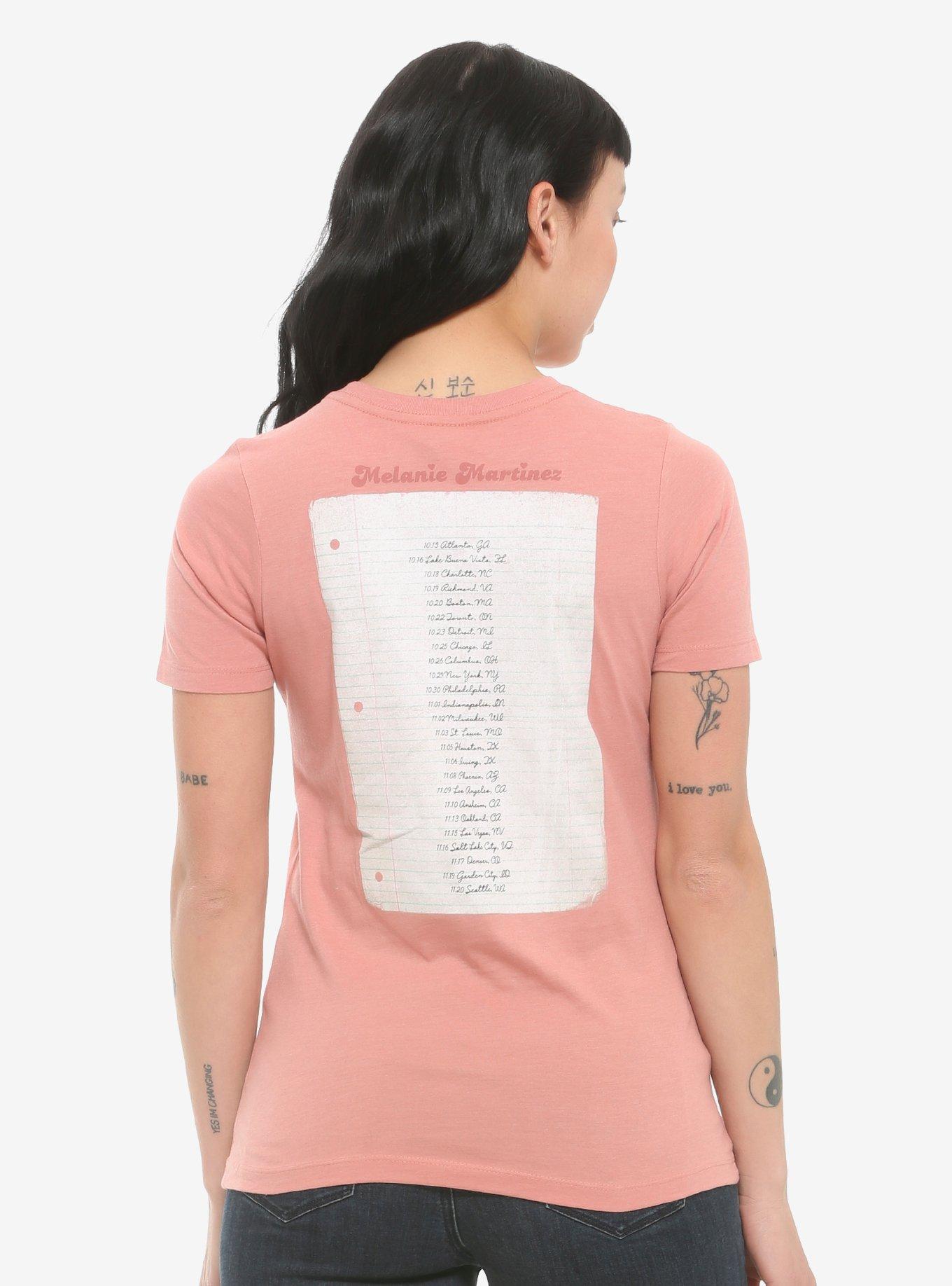 Melanie Martinez K-12 Tour Pencils Girls T-Shirt, PINK, alternate