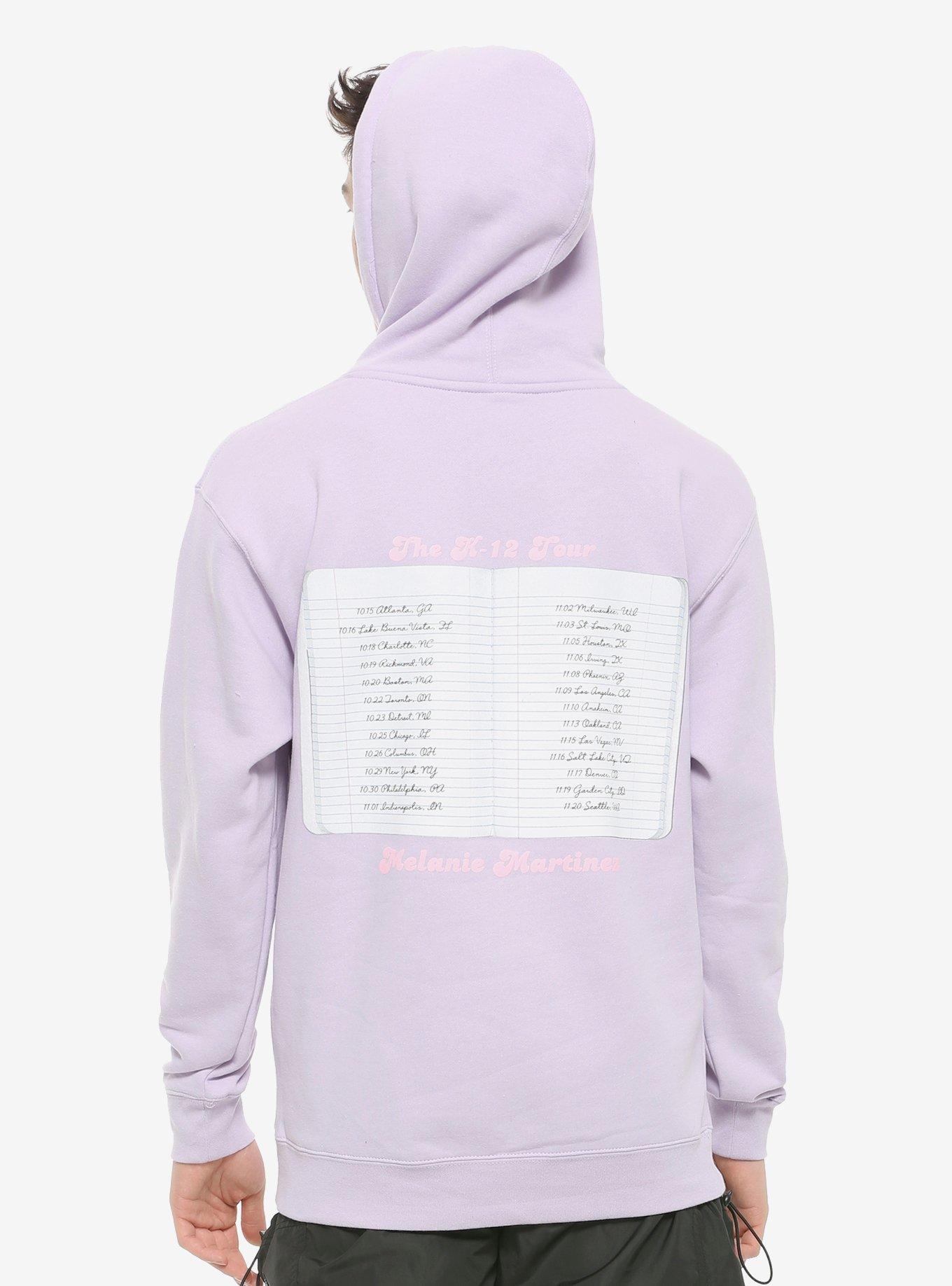 Melanie Martinez Composition Book K-12 Tour Hoodie, PURPLE, alternate