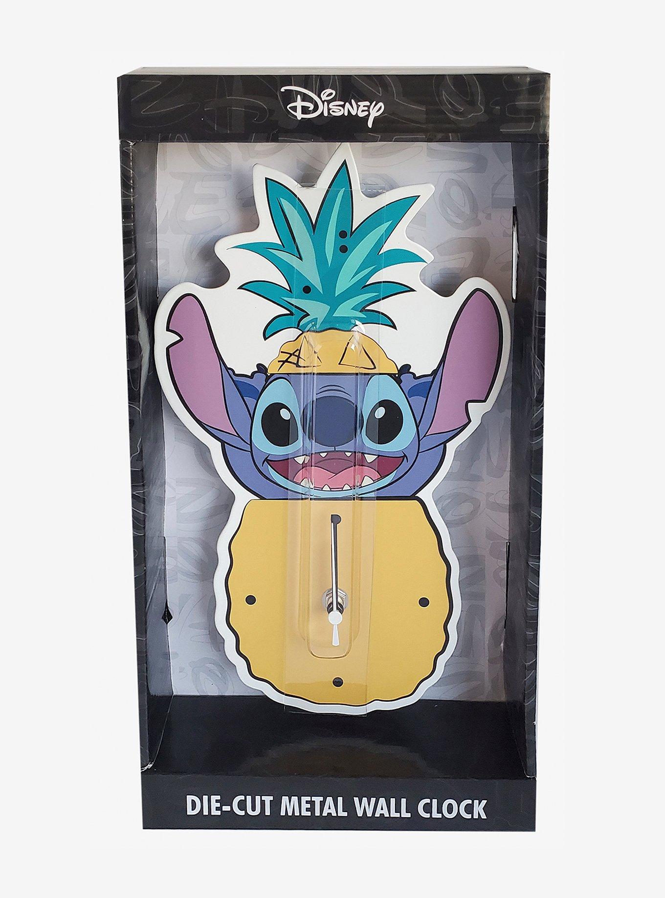 Disney Lilo & Stitch Pineapple Stitch Wall Clock, , alternate
