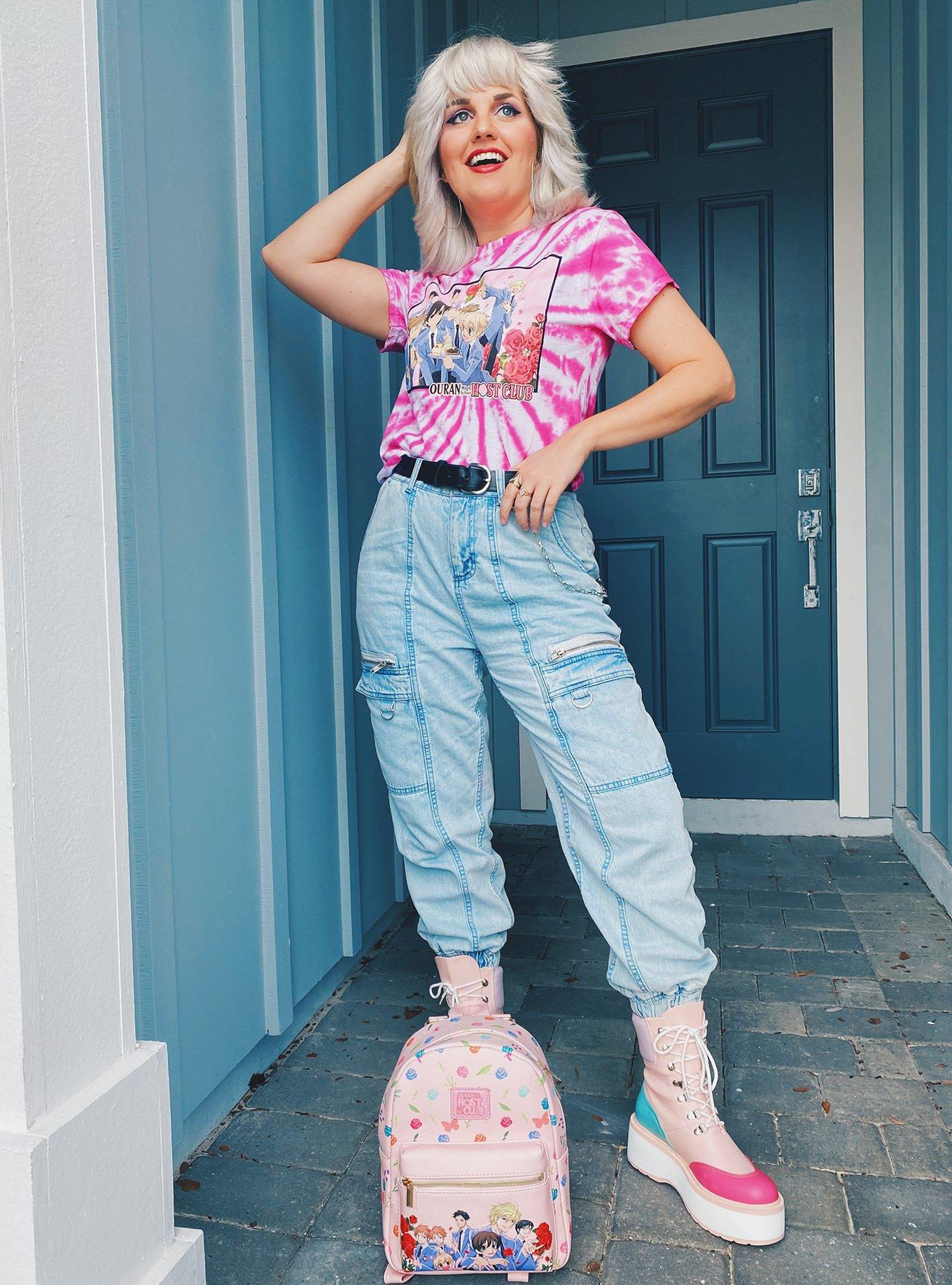 Indigo Denim Chain Girls Jogger Pants, INDIGO, alternate