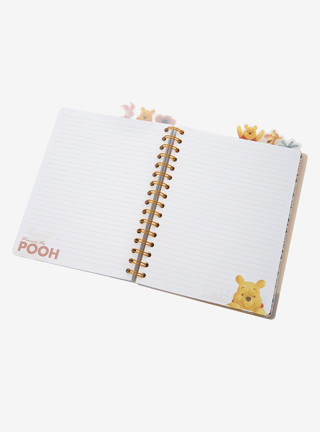 Disney Winnie The Pooh Floral Tabbed Journal | BoxLunch