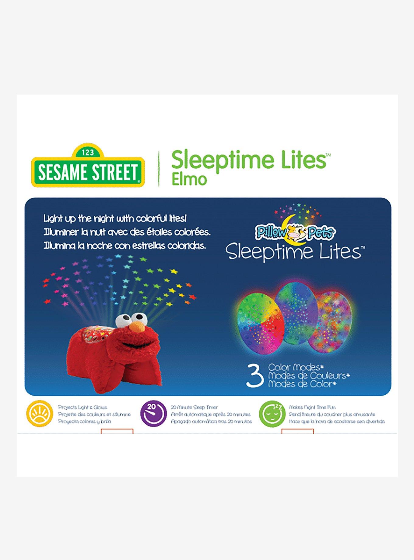 Sesame Street Elmo Sleeptime Lites Pillow Pets Plush Toy, , alternate